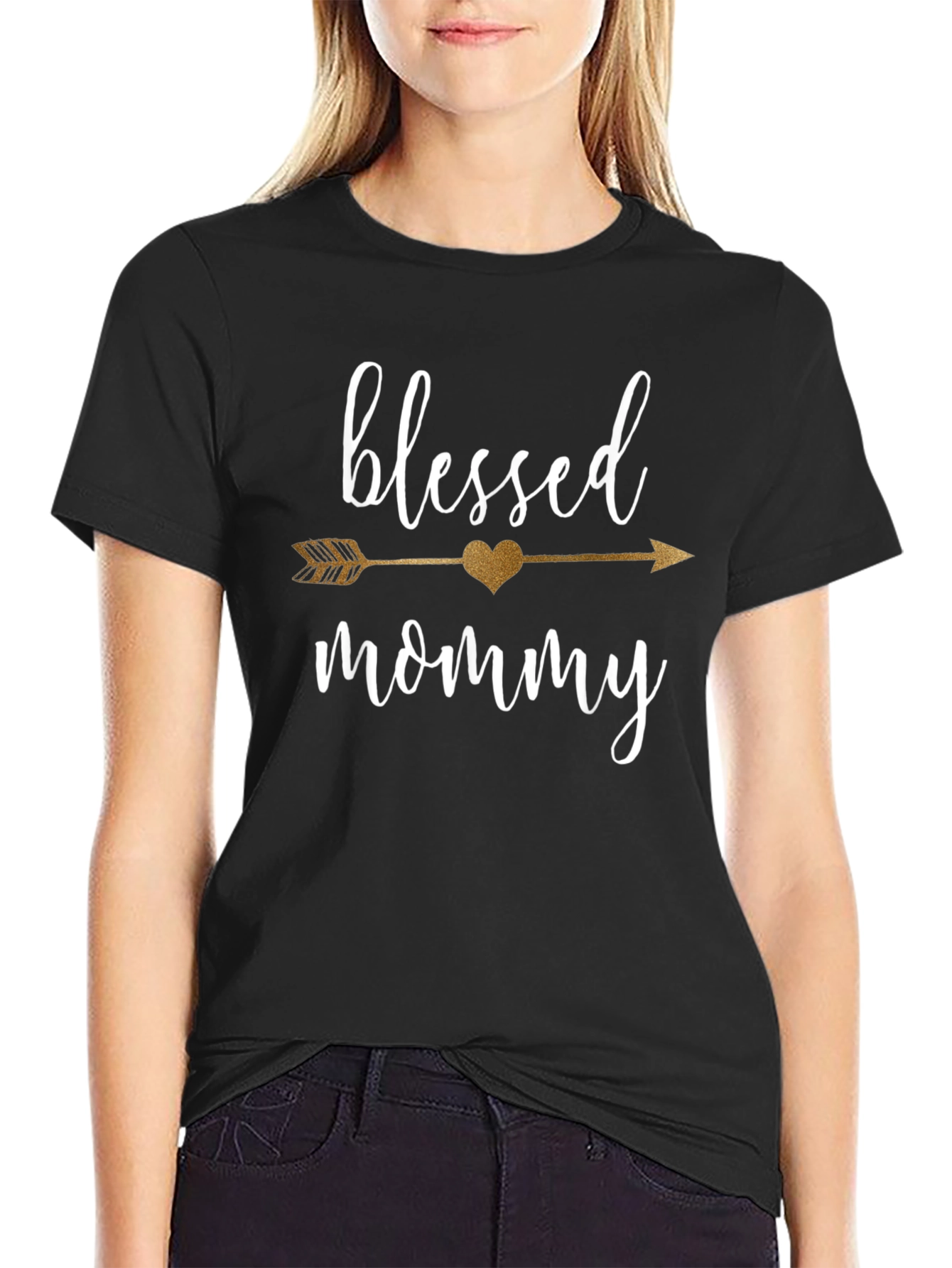 Blessed Mommy Graphic T-Shirt