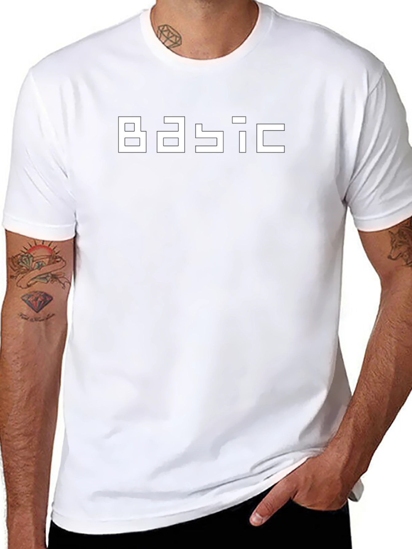 Basic Graphic Tee - Mens Short Sleeve