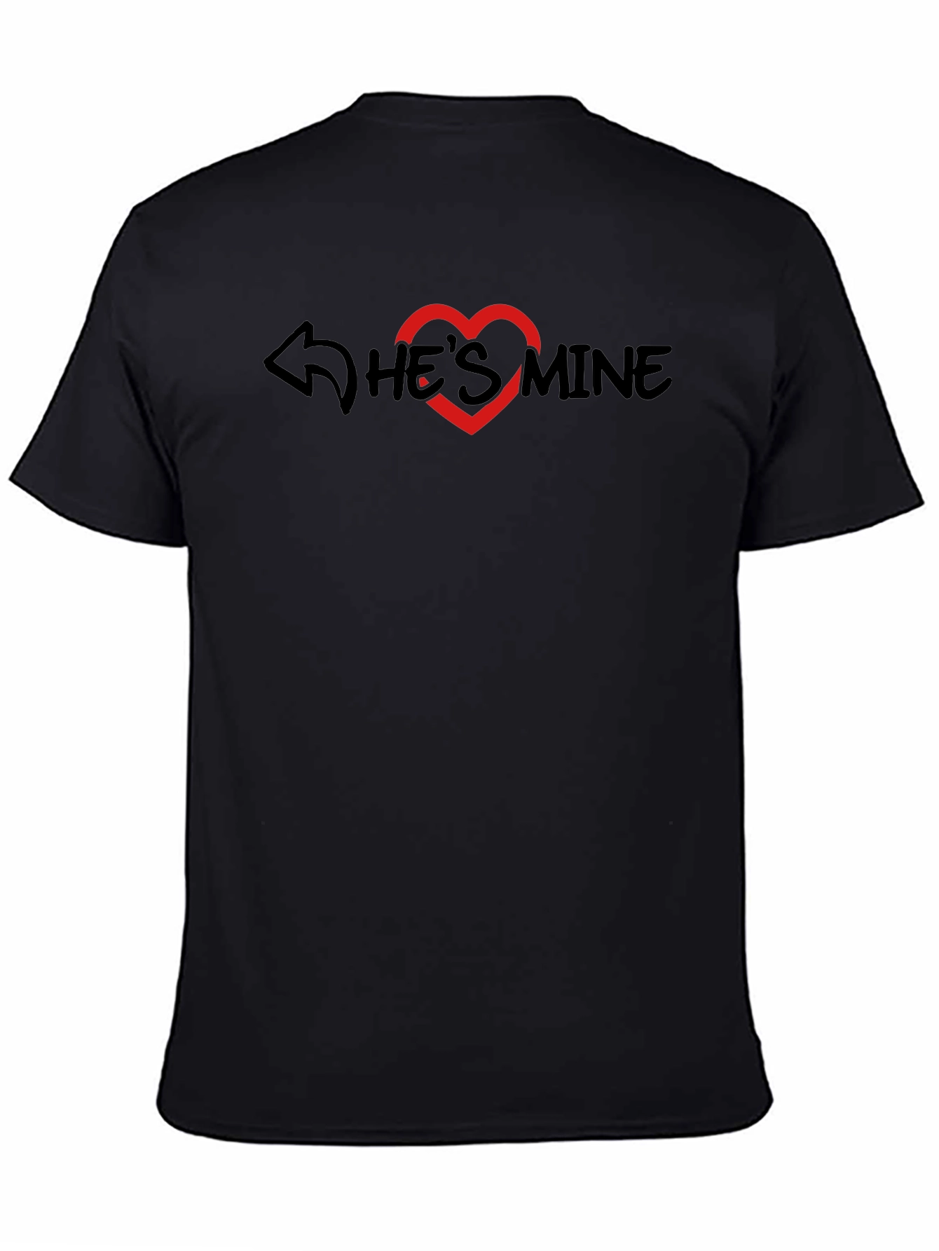 Hes Mine Black Graphic Tee