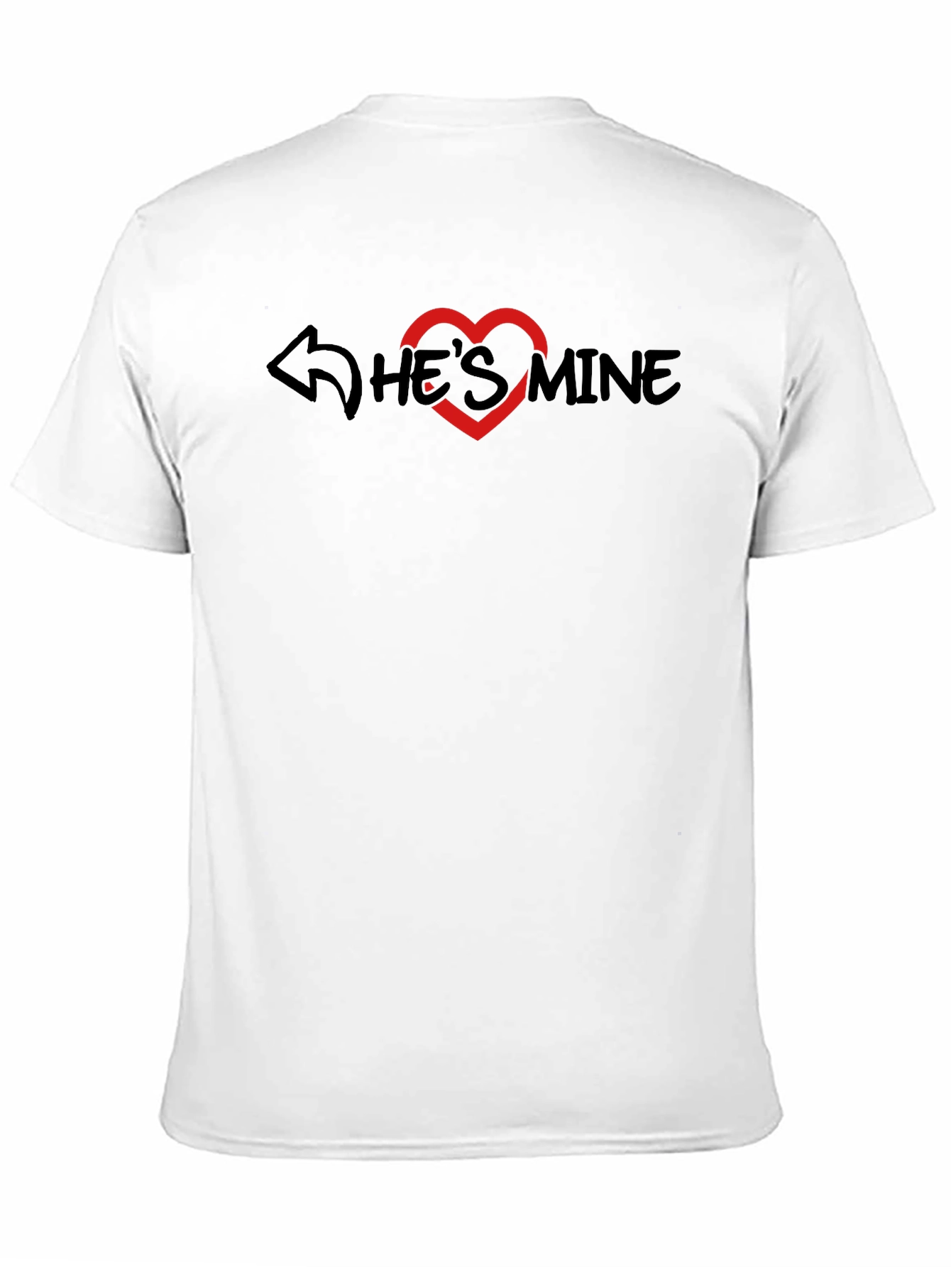Hes Mine Black Graphic Tee
