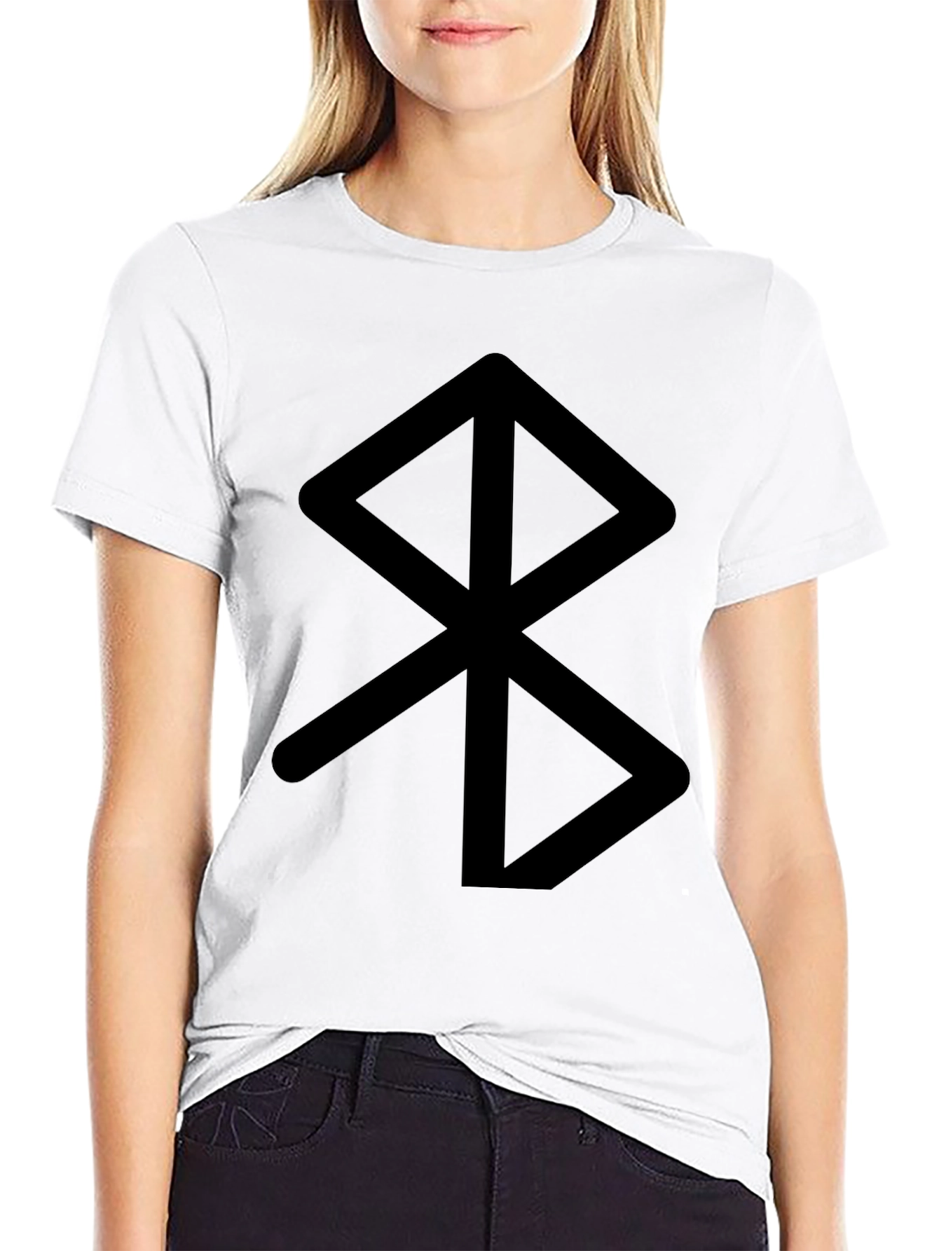 Bluetooth Symbol Black T-Shirt