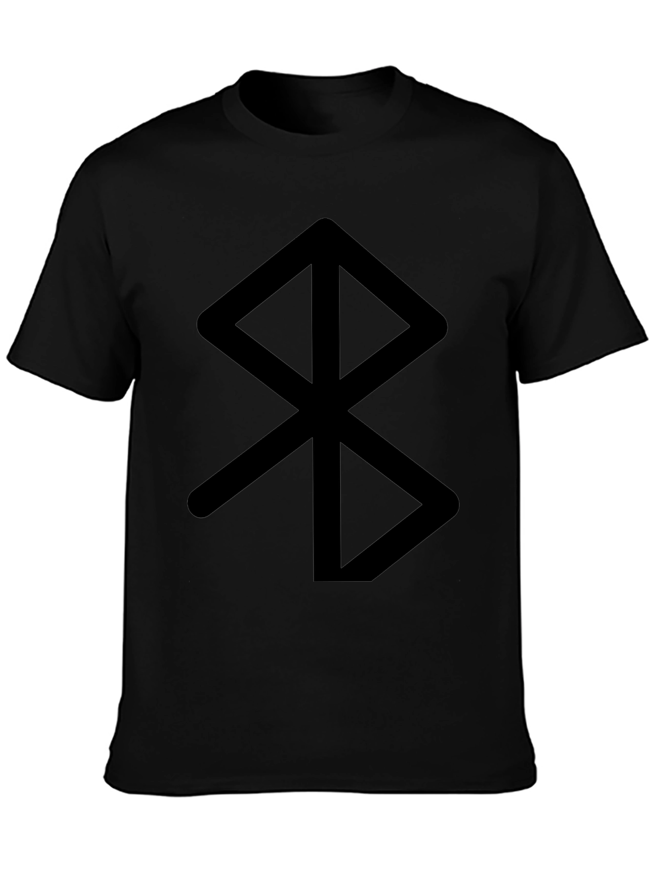 Bluetooth Symbol Black T-Shirt