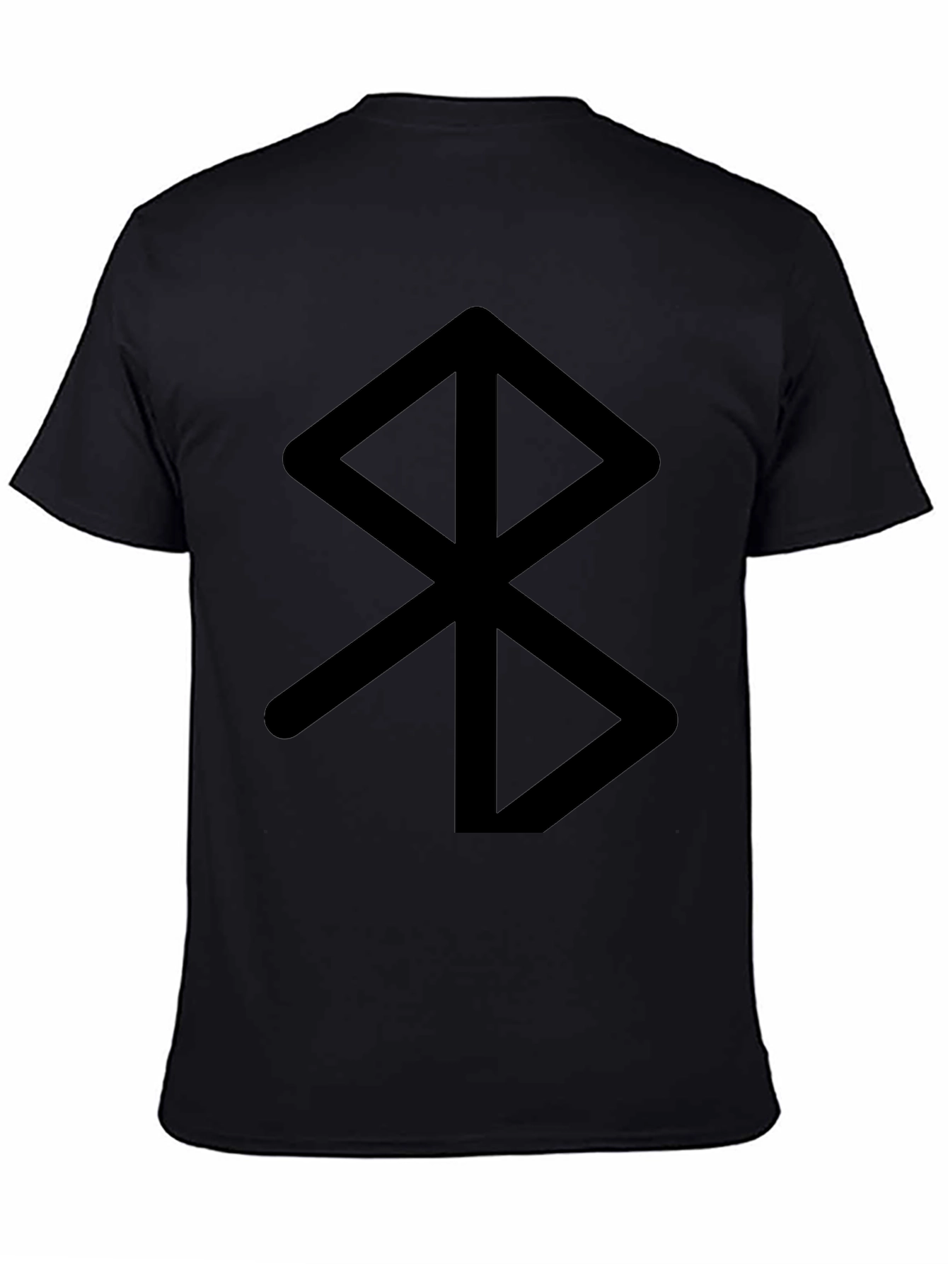 Bluetooth Symbol Black T-Shirt
