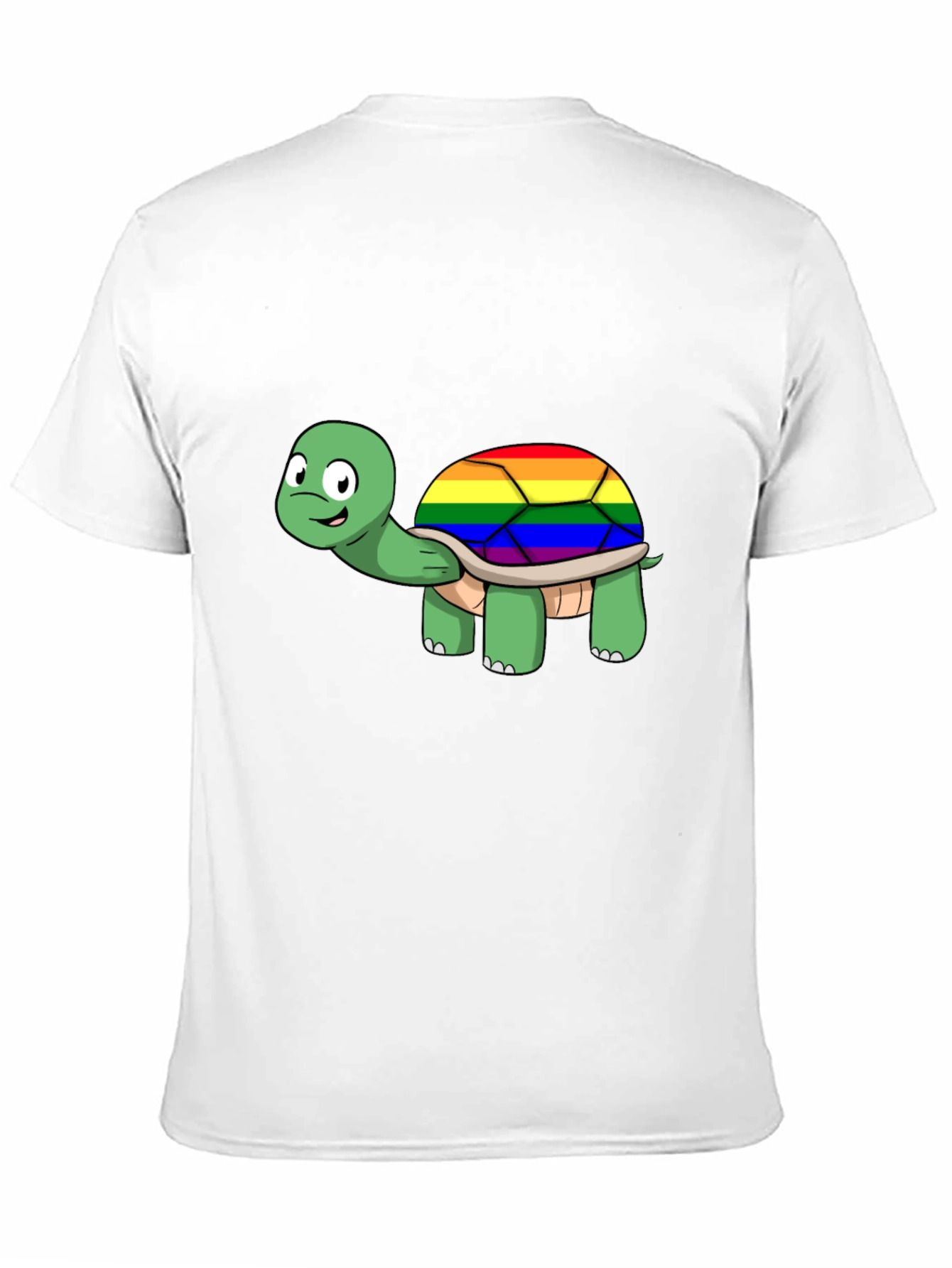 LGBT Rainbow Turtle Graphic T-Shirt