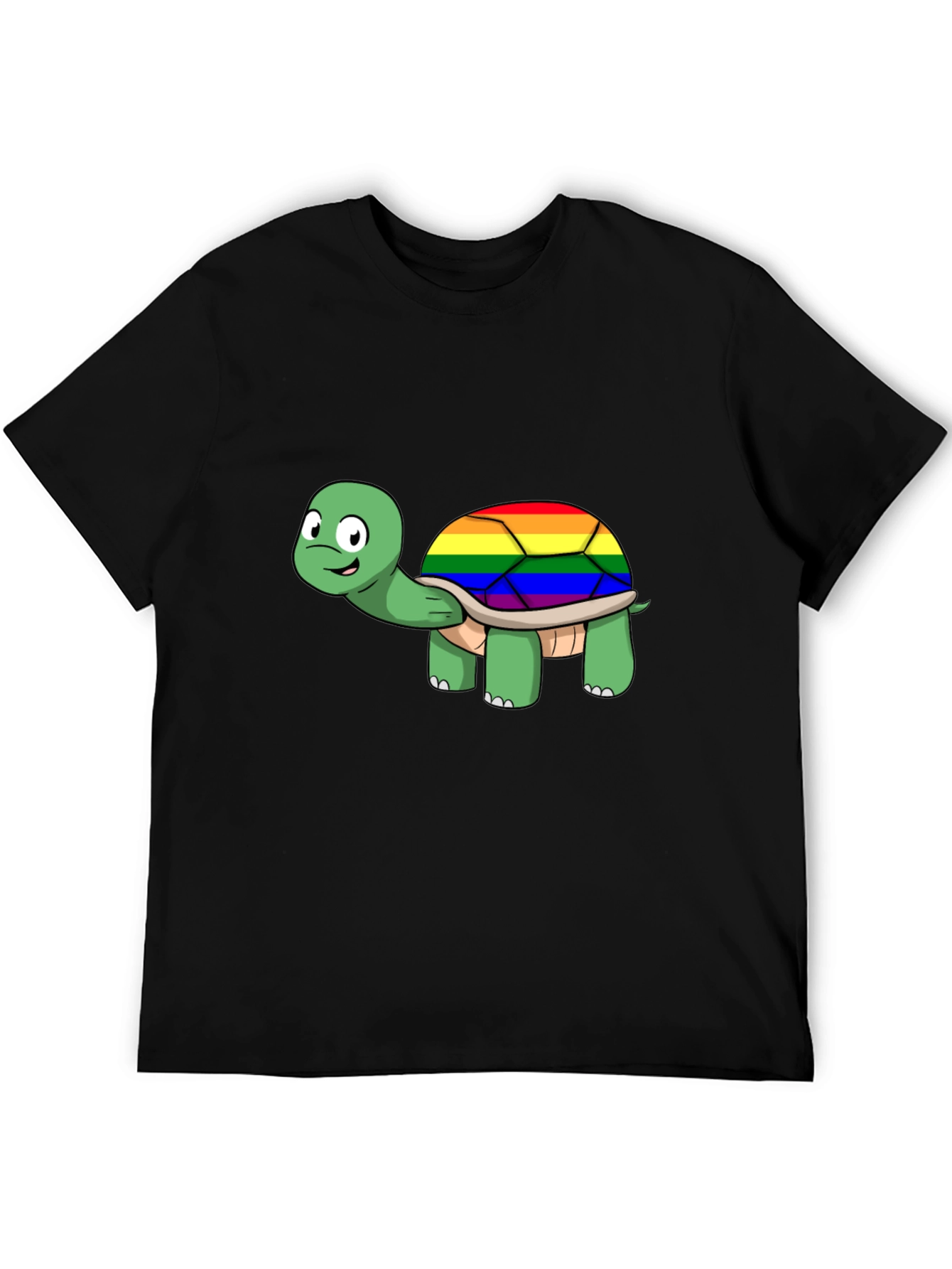 LGBT Rainbow Turtle Graphic T-Shirt