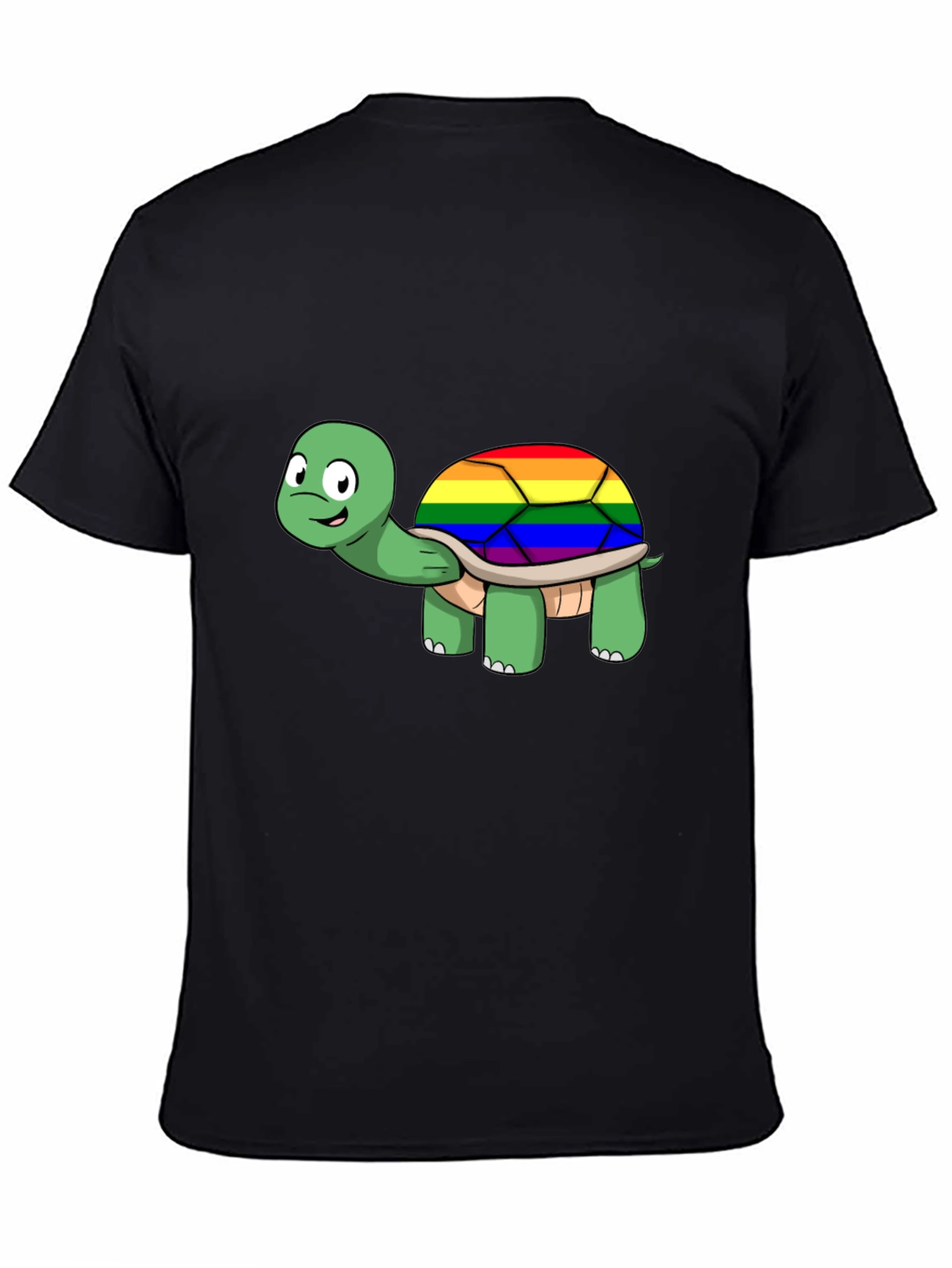 LGBT Rainbow Turtle Graphic T-Shirt