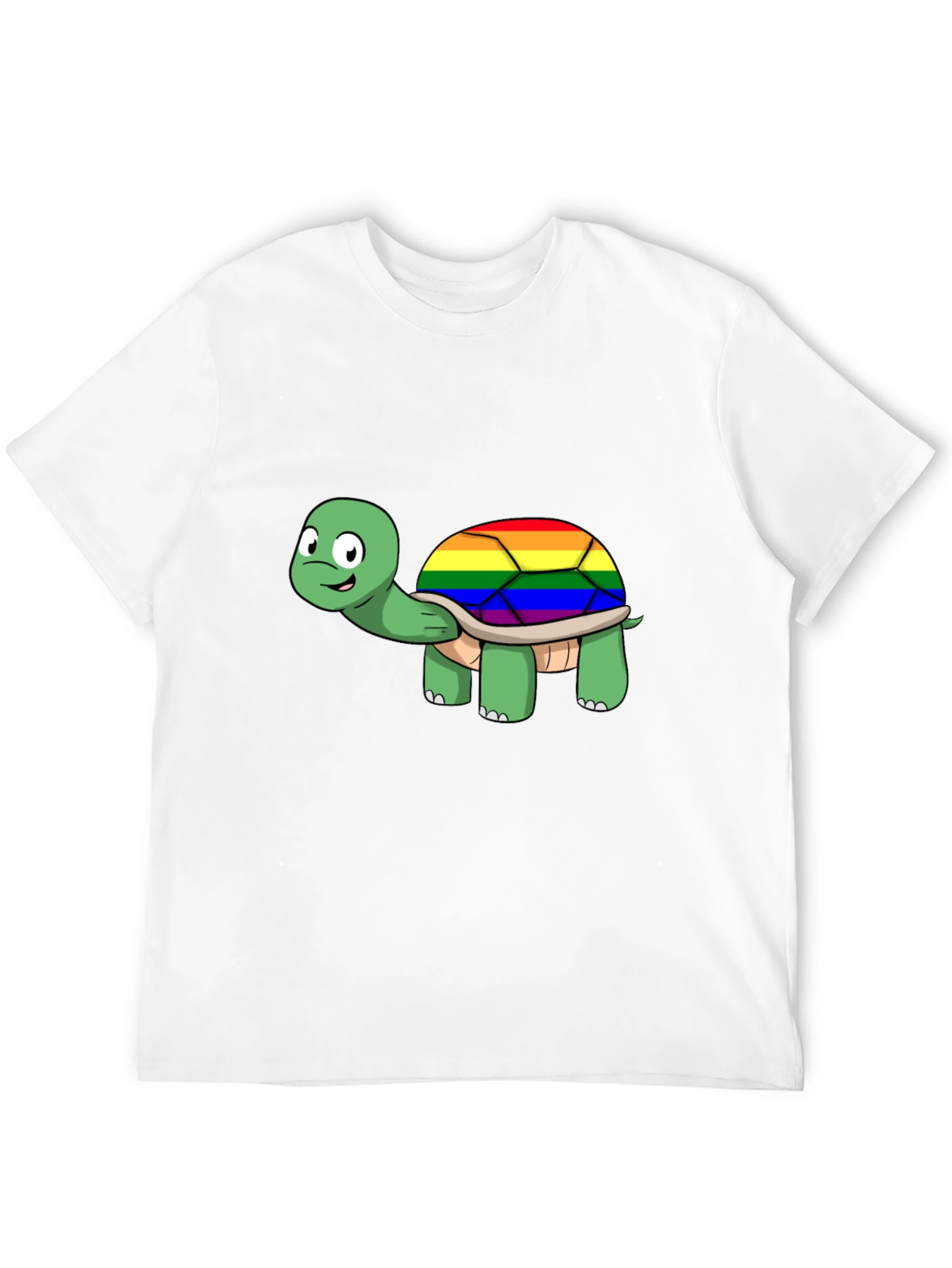 LGBT Rainbow Turtle Graphic T-Shirt