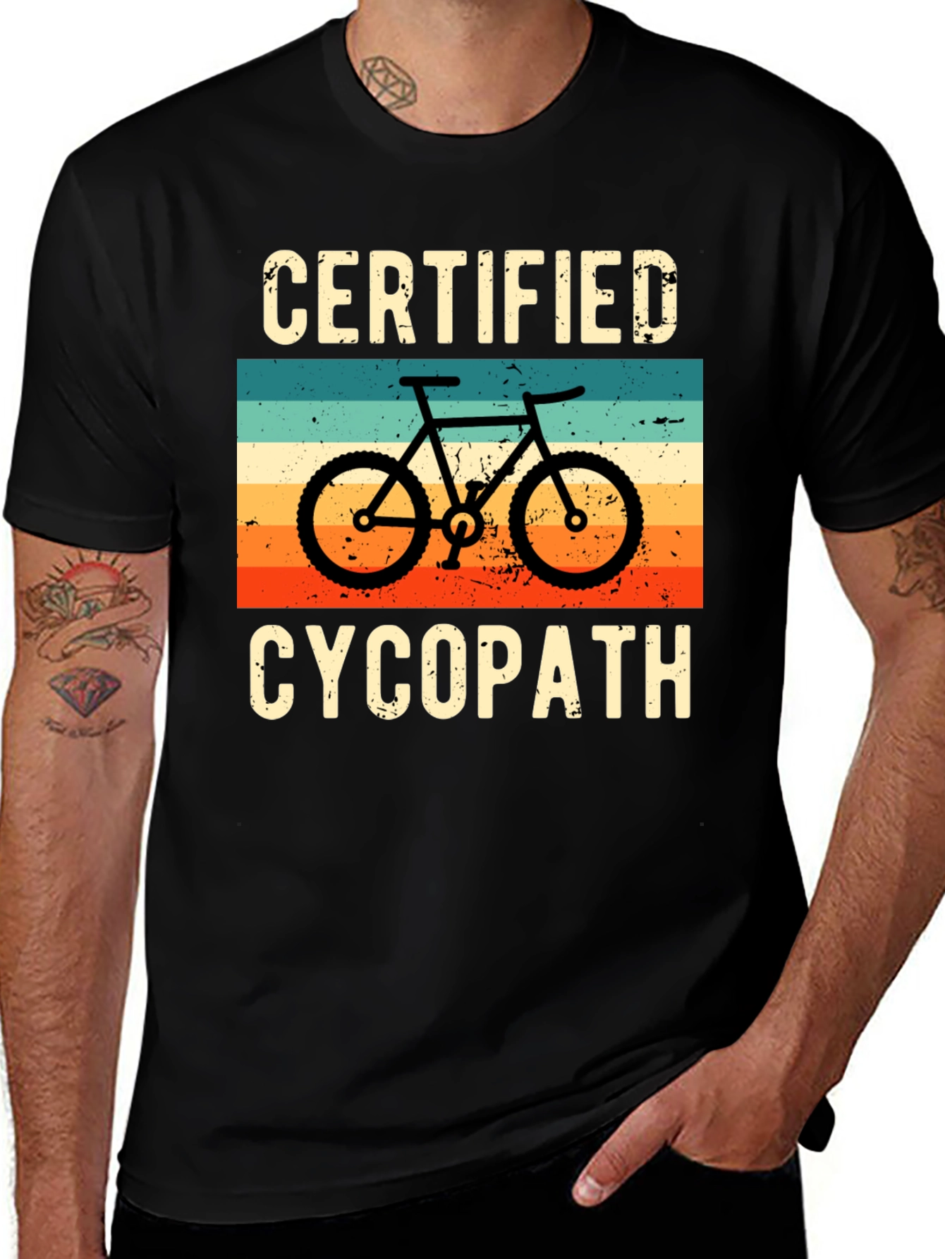 Certified Cycopath Graphic T-Shirt