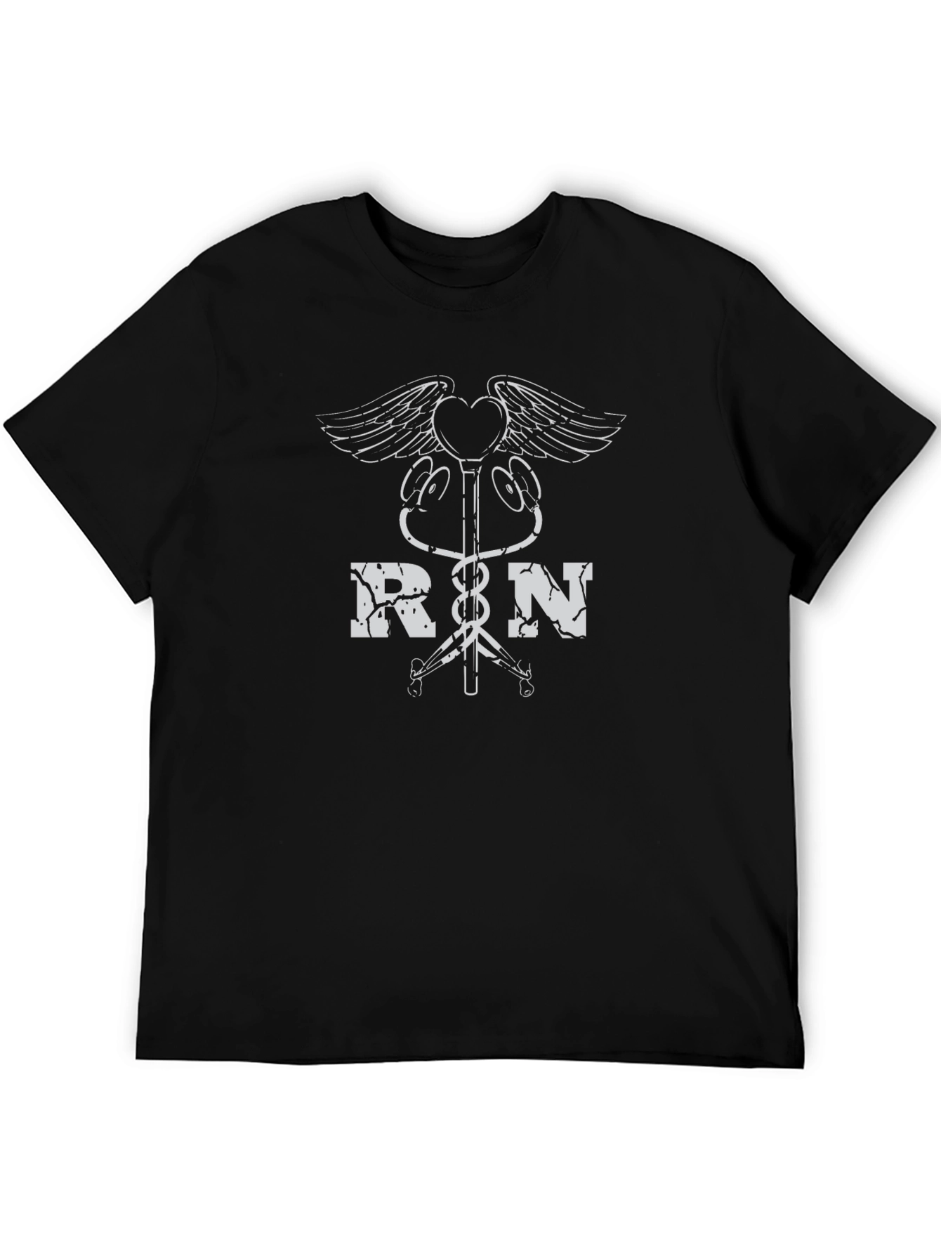 RN Caduceus Graphic Tee - Nurse Appreciation