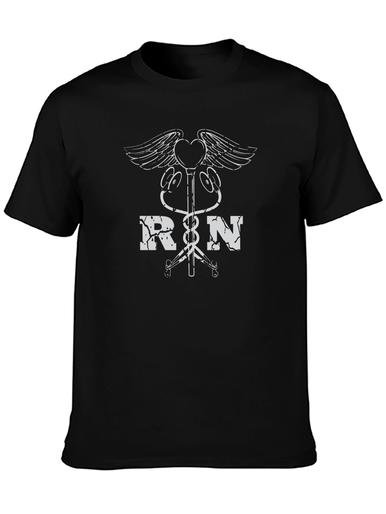 RN Caduceus Graphic Tee - Nurse Appreciation