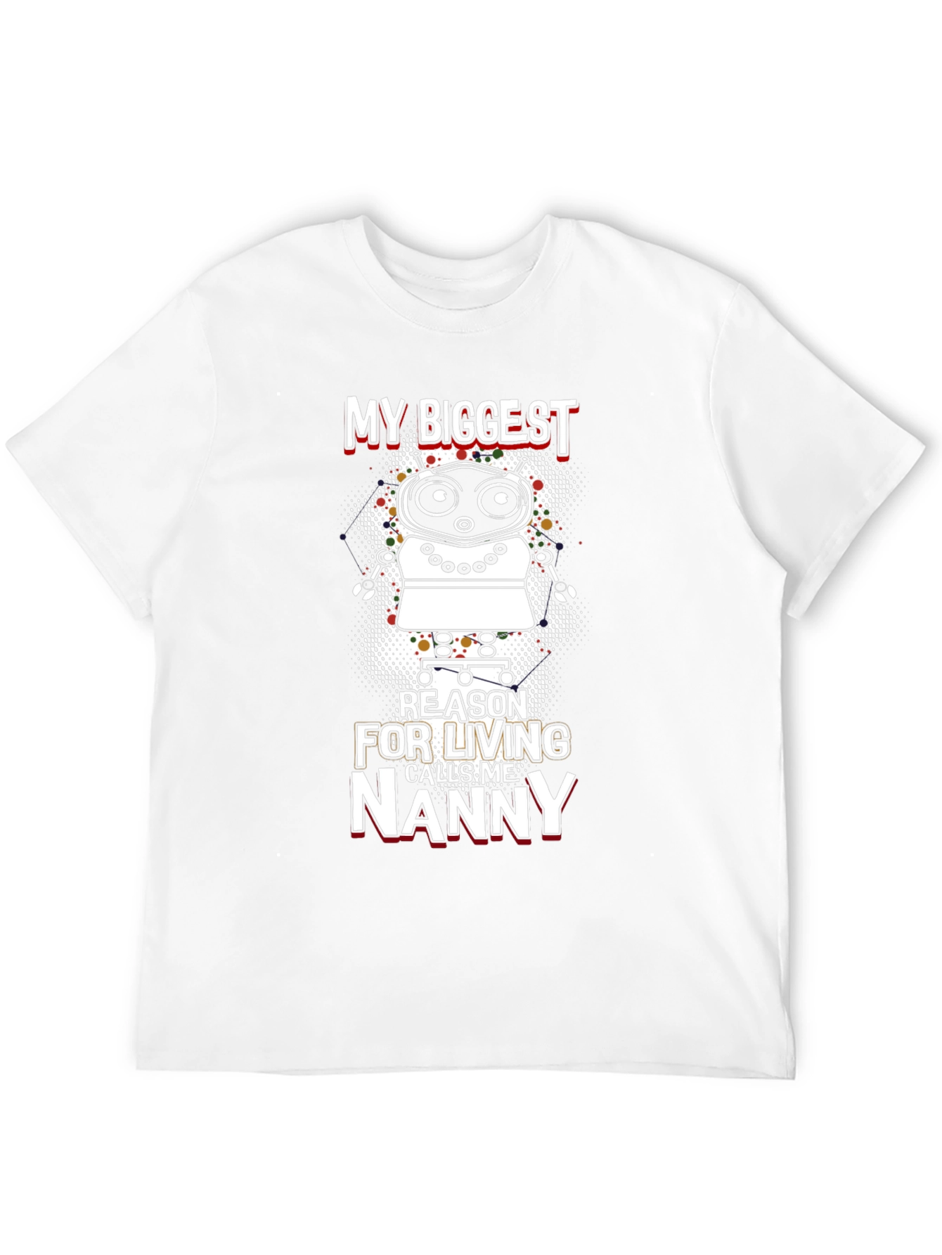 My Biggest Reason Nanny Robot Graphic Tee