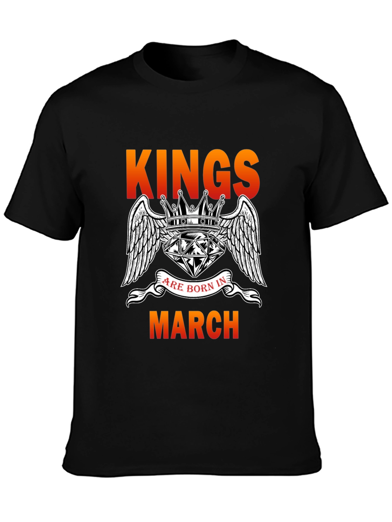 Kings Born in March Graphic T-Shirt