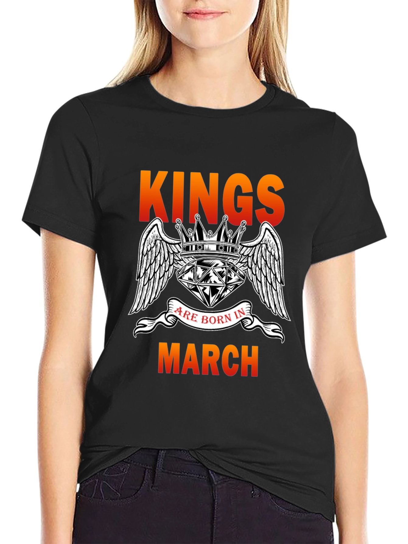 Kings Born in March Graphic T-Shirt