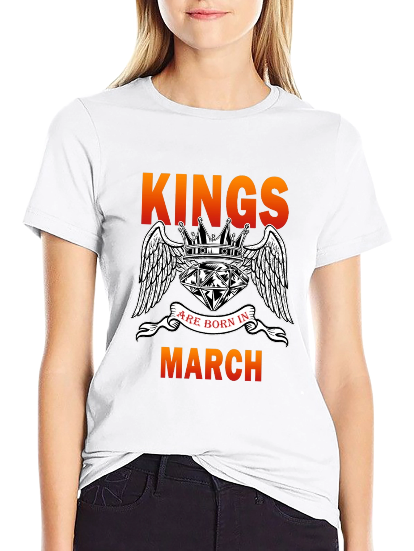 Kings Born in March Graphic T-Shirt