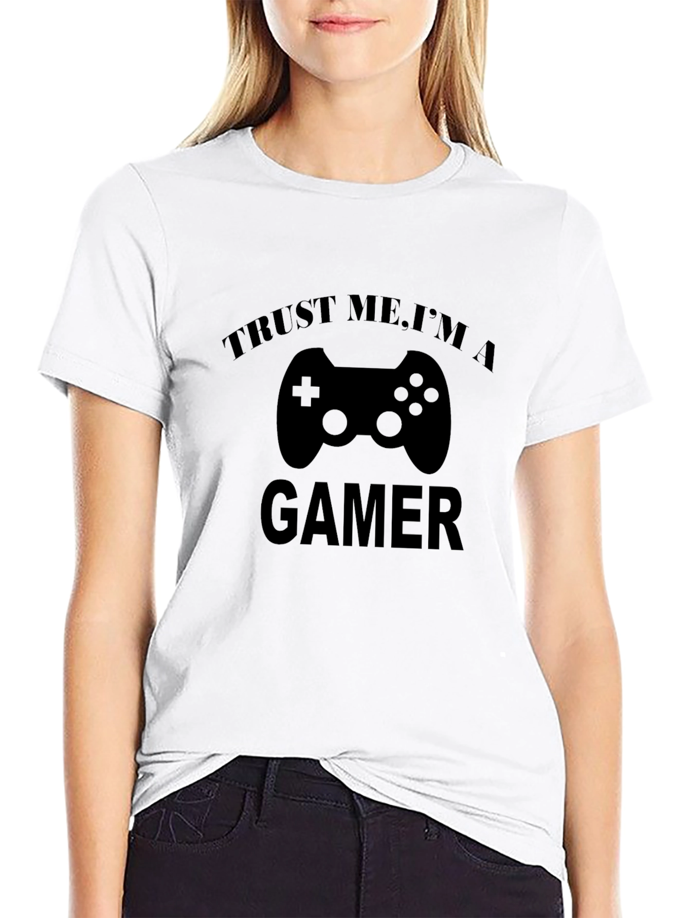 Trust Me Im a Gamer Black T-Shirt