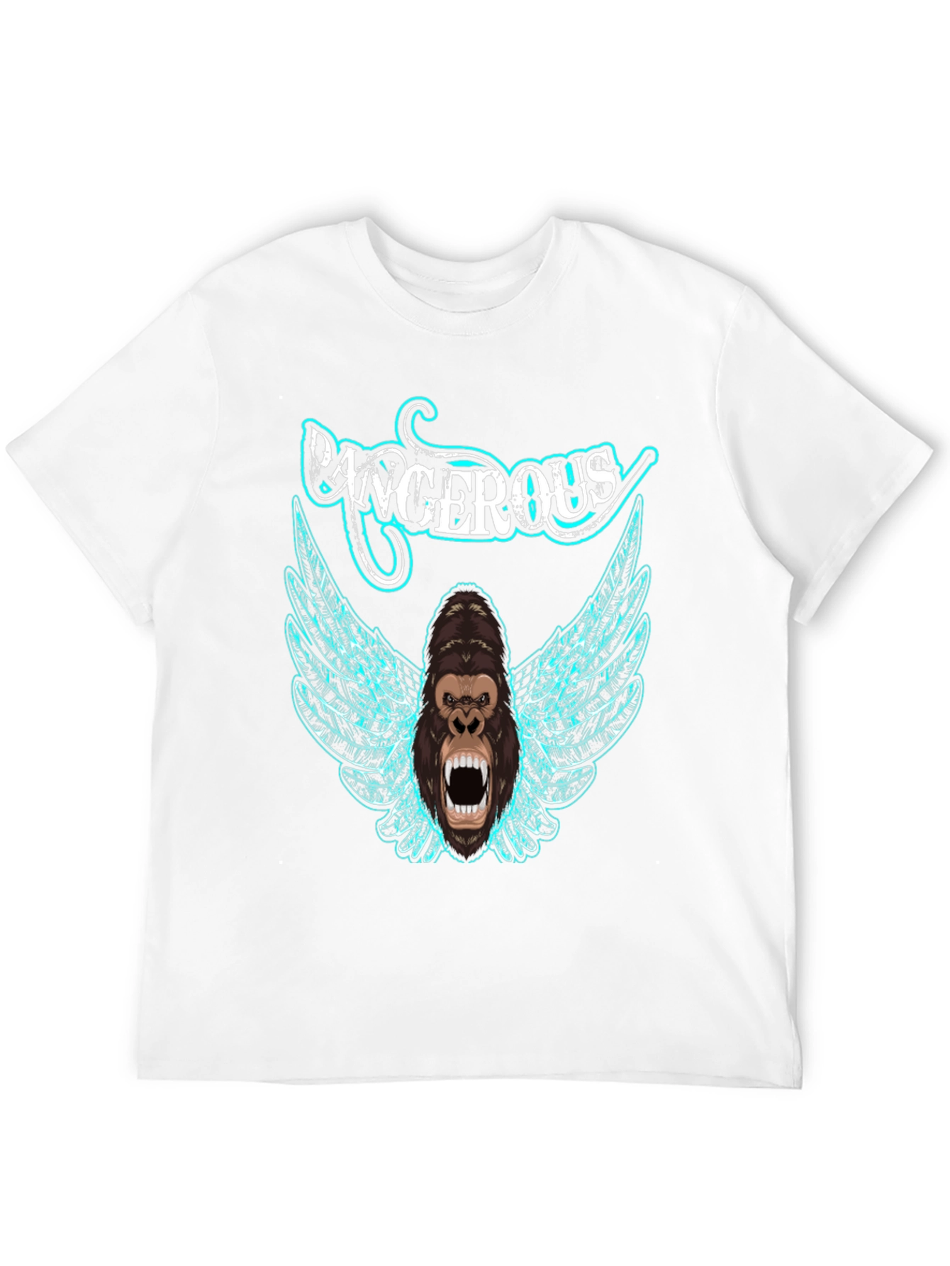 Dangerous Gorilla Graphic Tee - Black T-Shirt