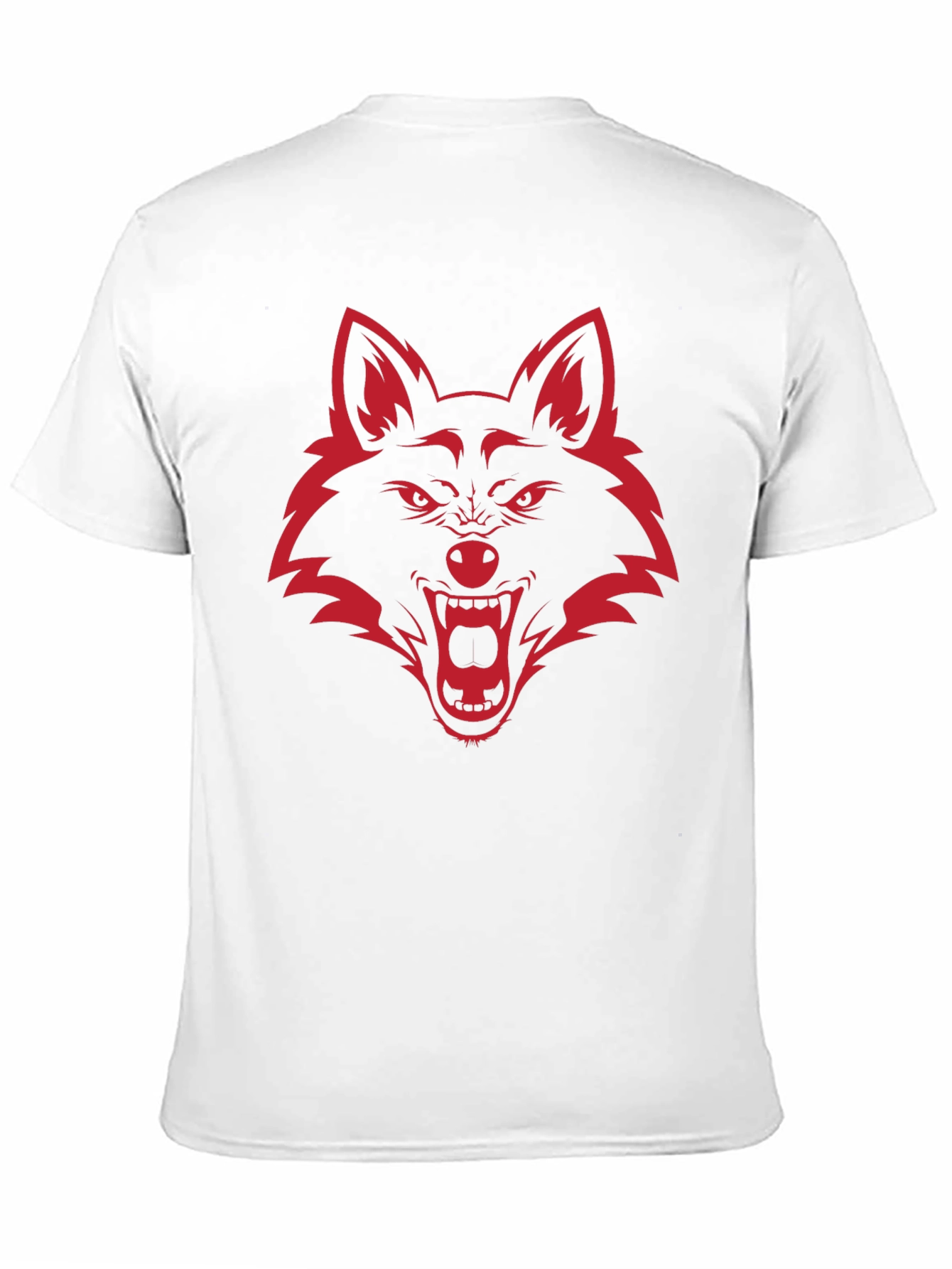 Mens Graphic Tee - Red Wolf Design