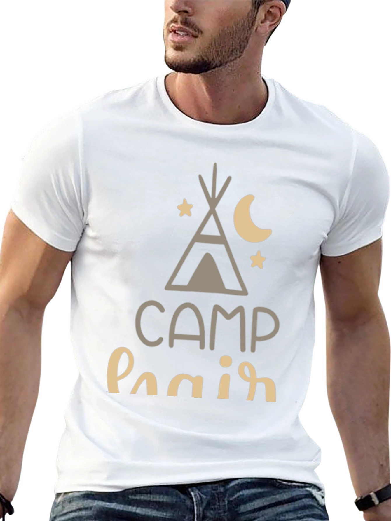 Camp Hair Dont Care Tee - Black T-Shirt