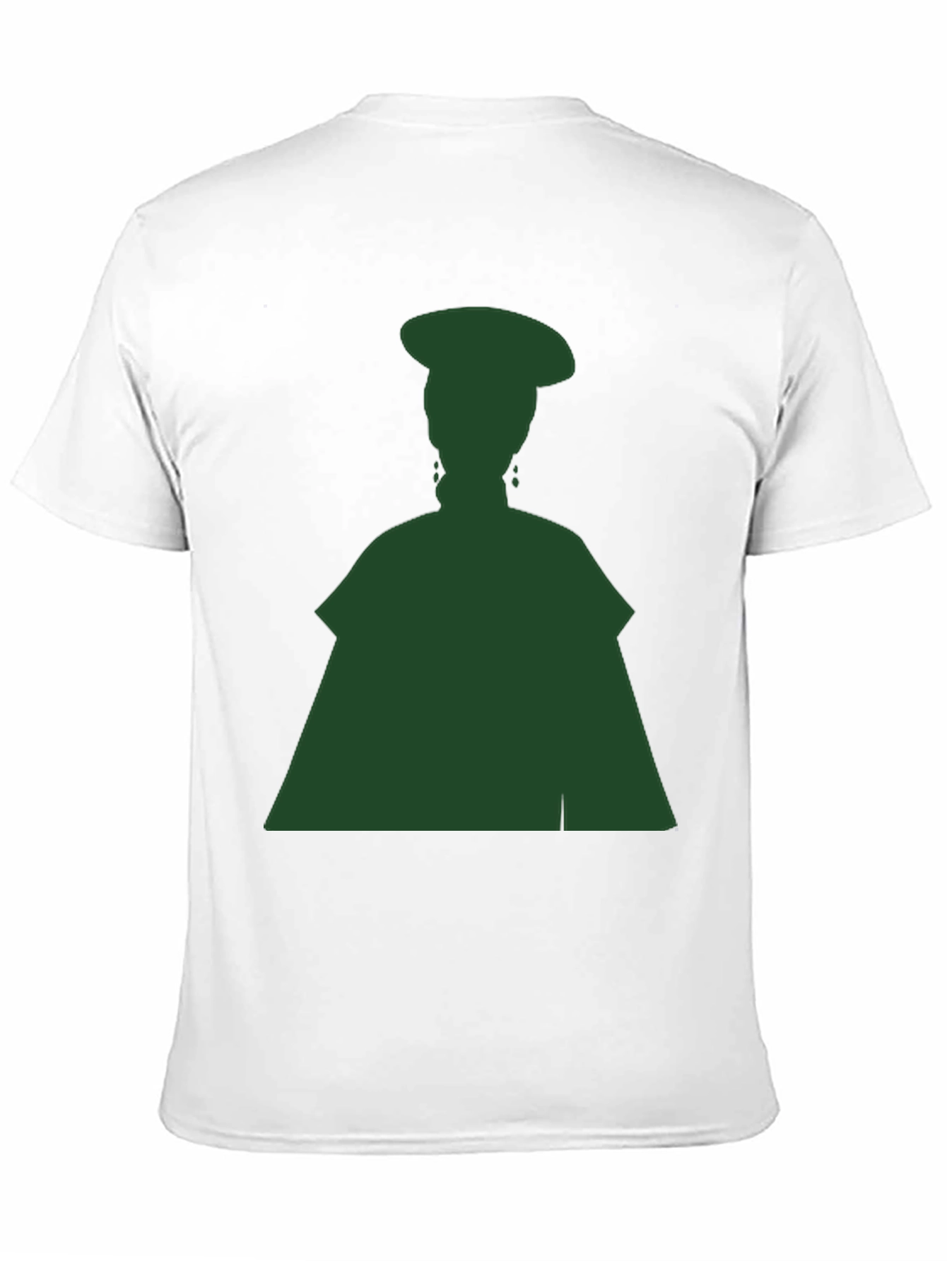 Silhouette Graphic Tee - Dark Green on Black