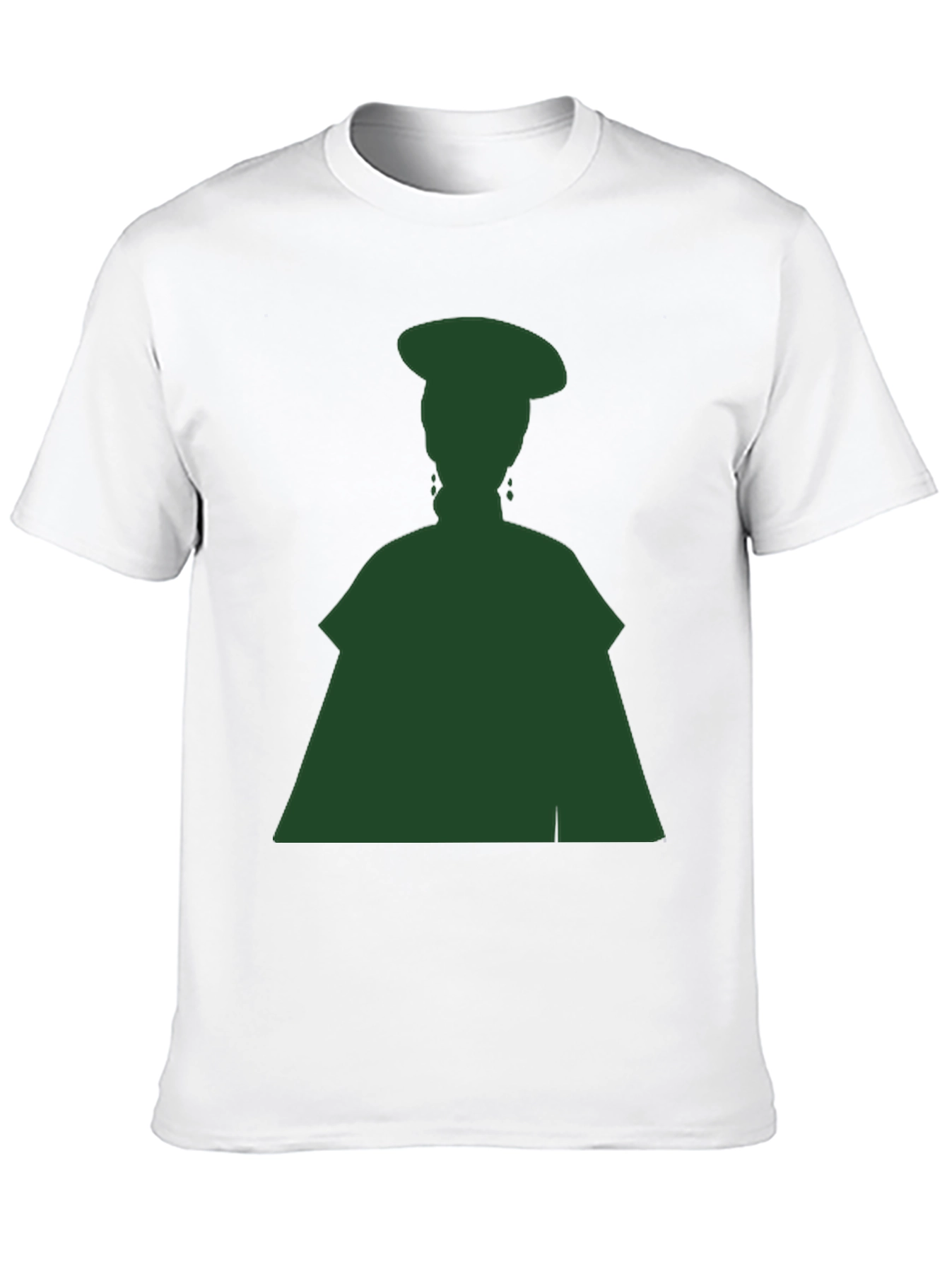 Silhouette Graphic Tee - Dark Green on Black