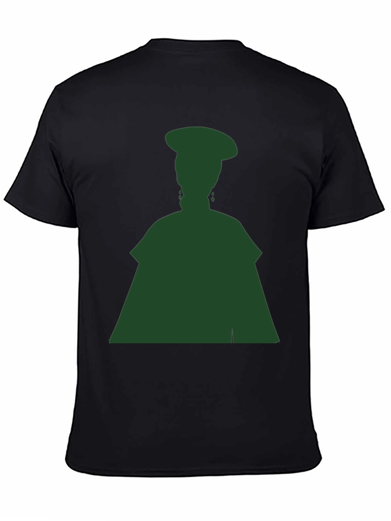 Silhouette Graphic Tee - Dark Green on Black