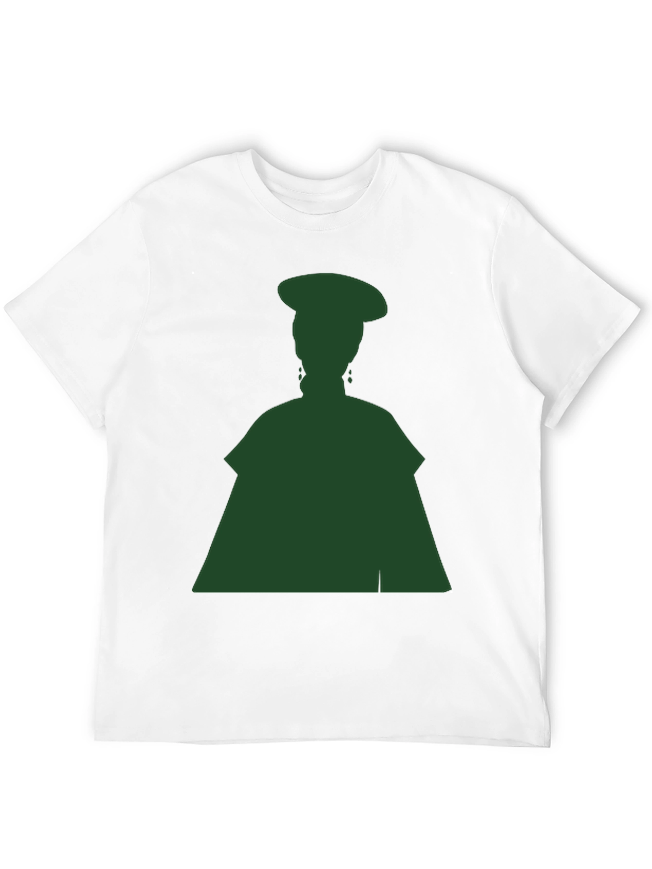 Silhouette Graphic Tee - Dark Green on Black