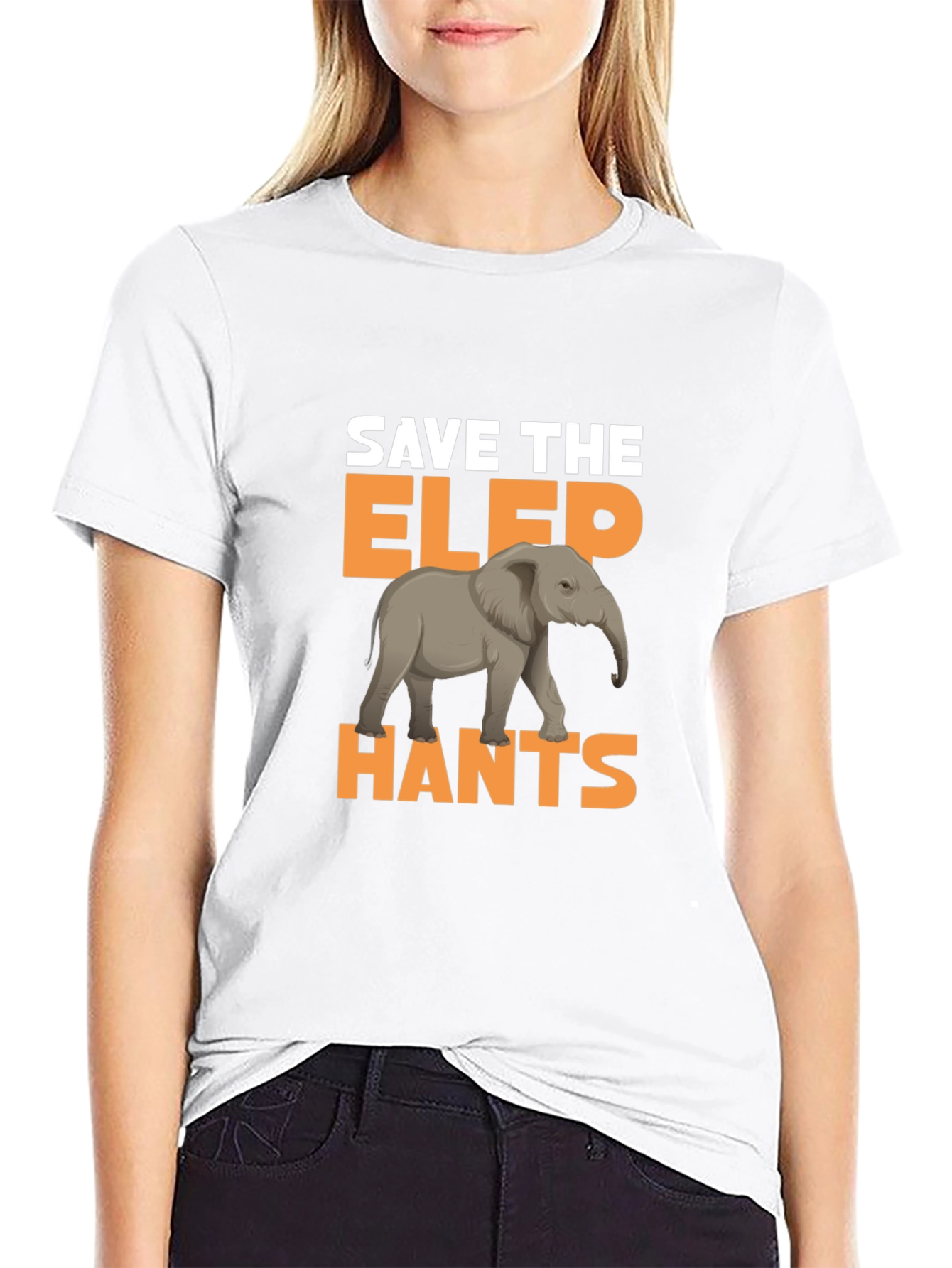 Save The Elephants Graphic T-Shirt