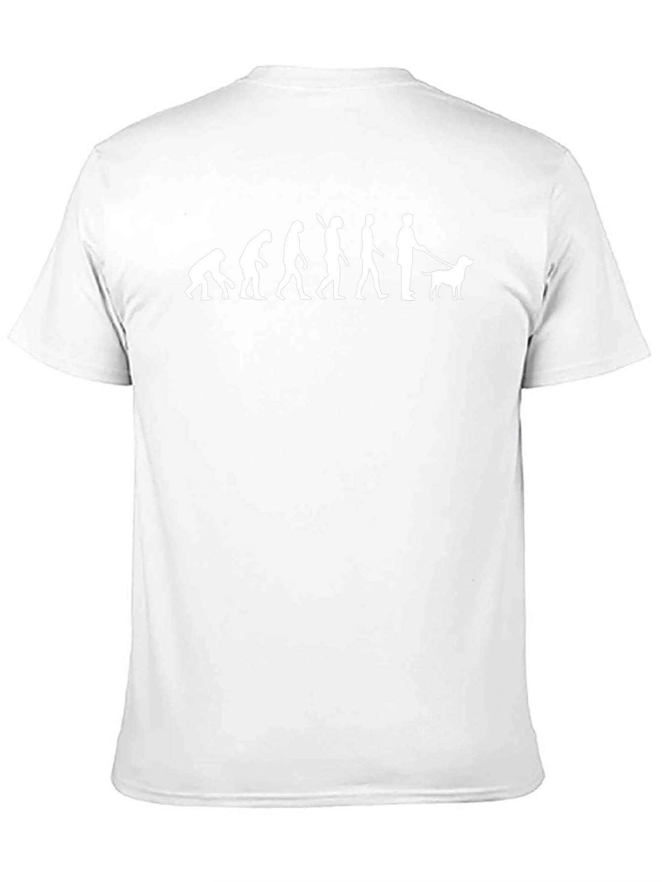 Evolution of Dog Walker Graphic T-Shirt