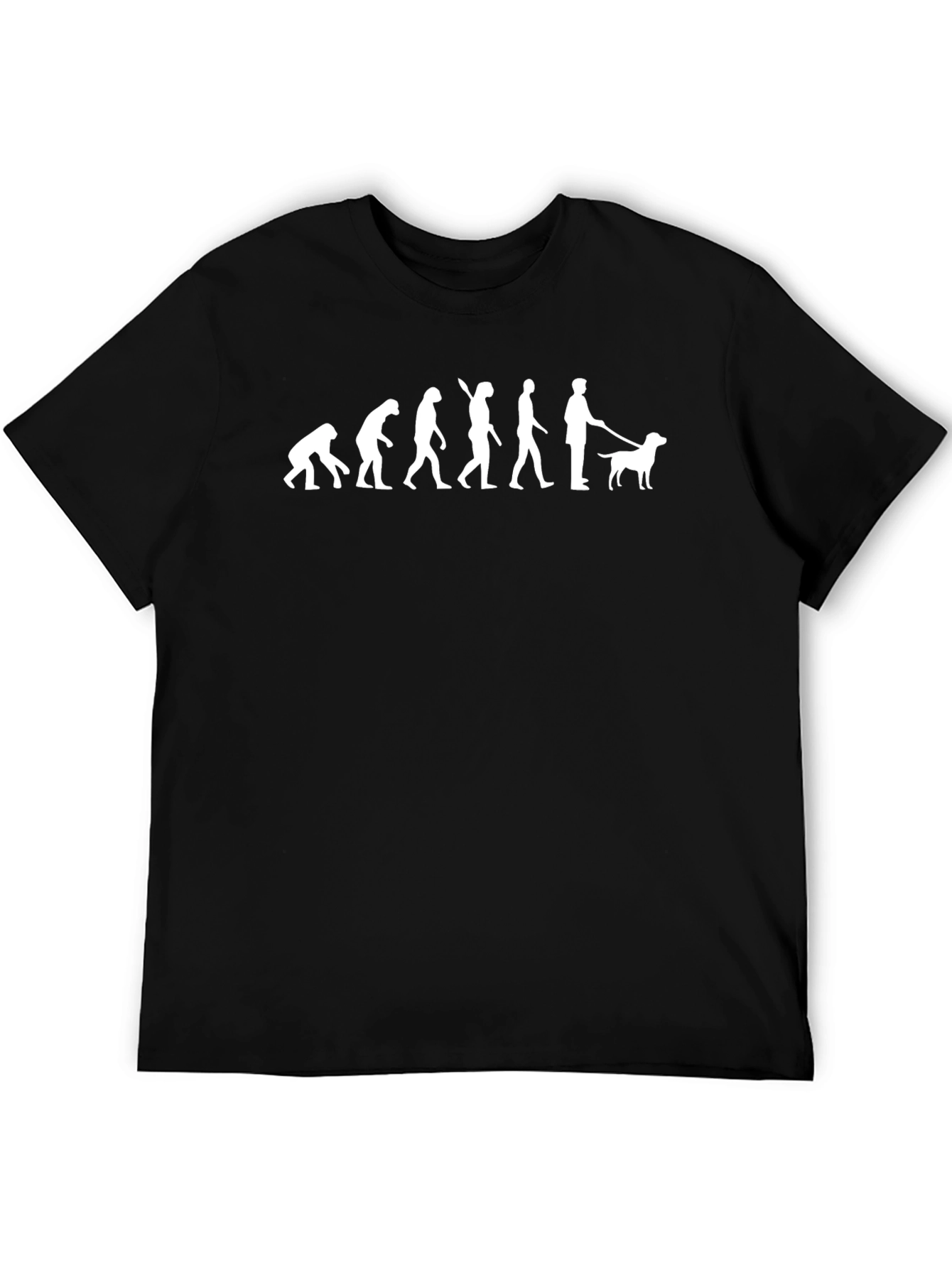 Evolution of Dog Walker Graphic T-Shirt