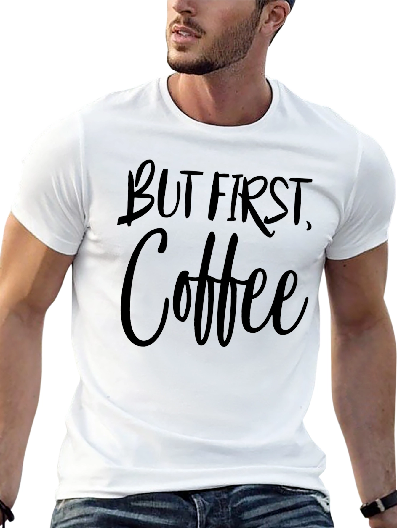 But First Coffee Graphic T-Shirt