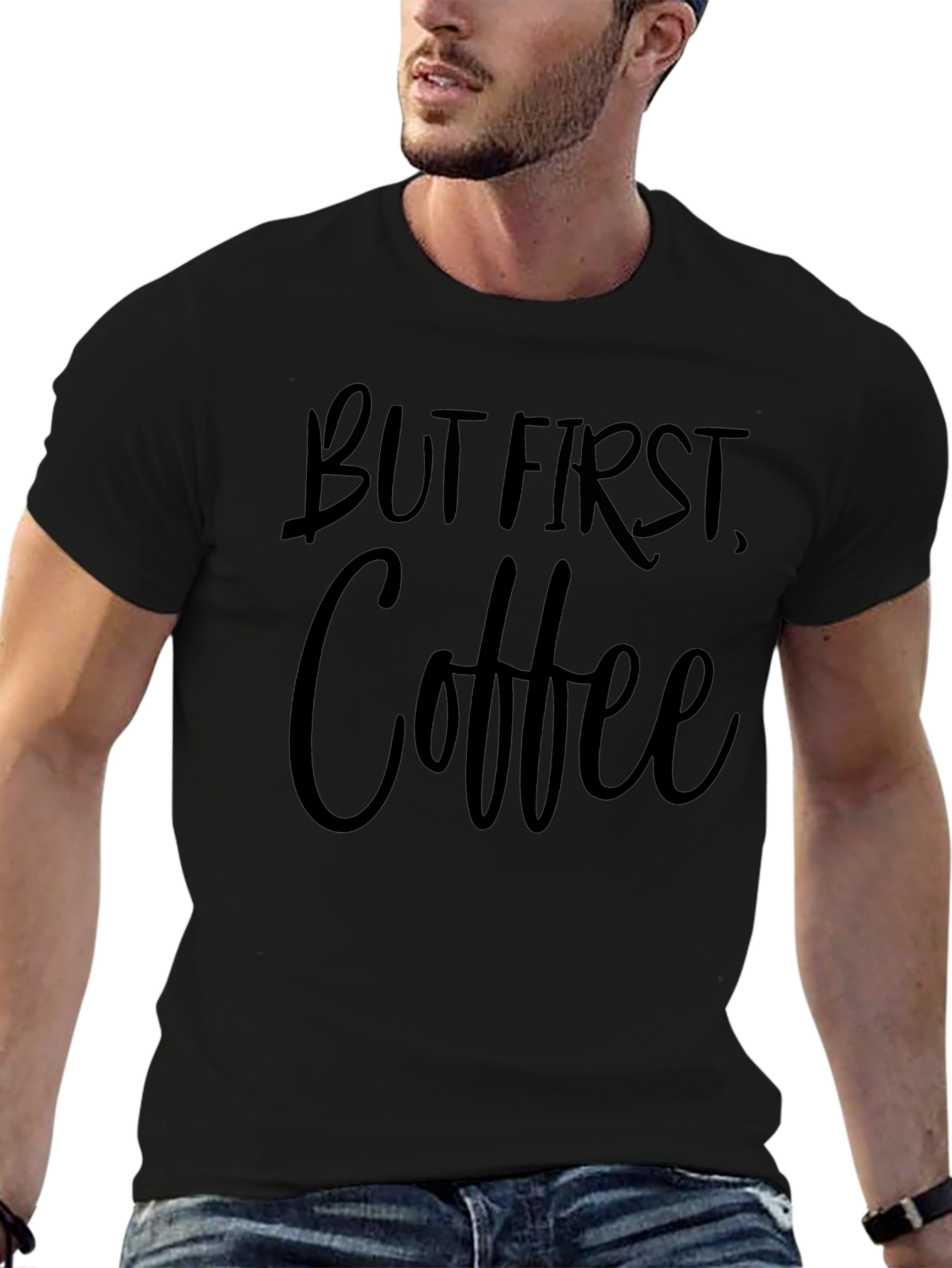But First Coffee Graphic T-Shirt
