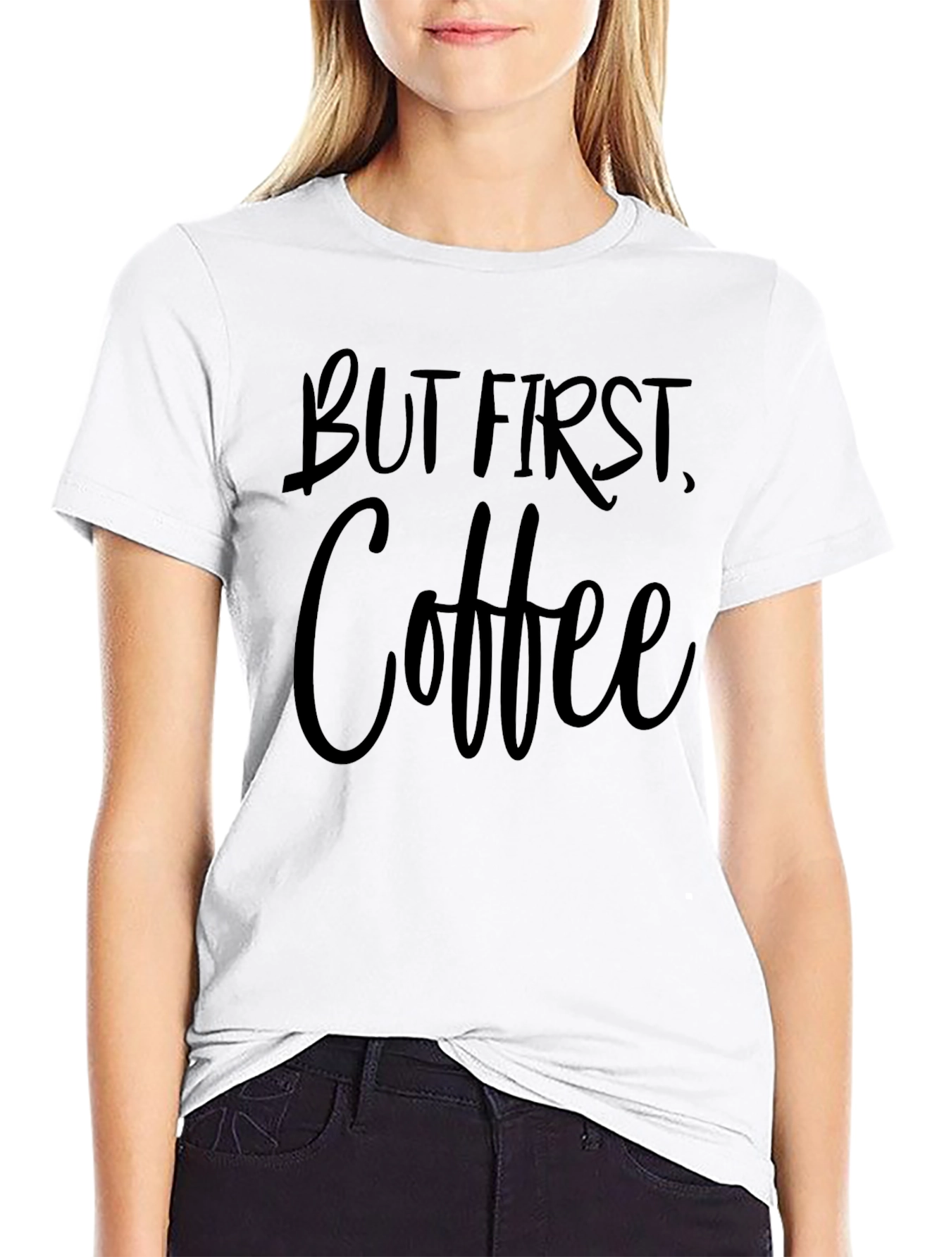 But First Coffee Graphic T-Shirt