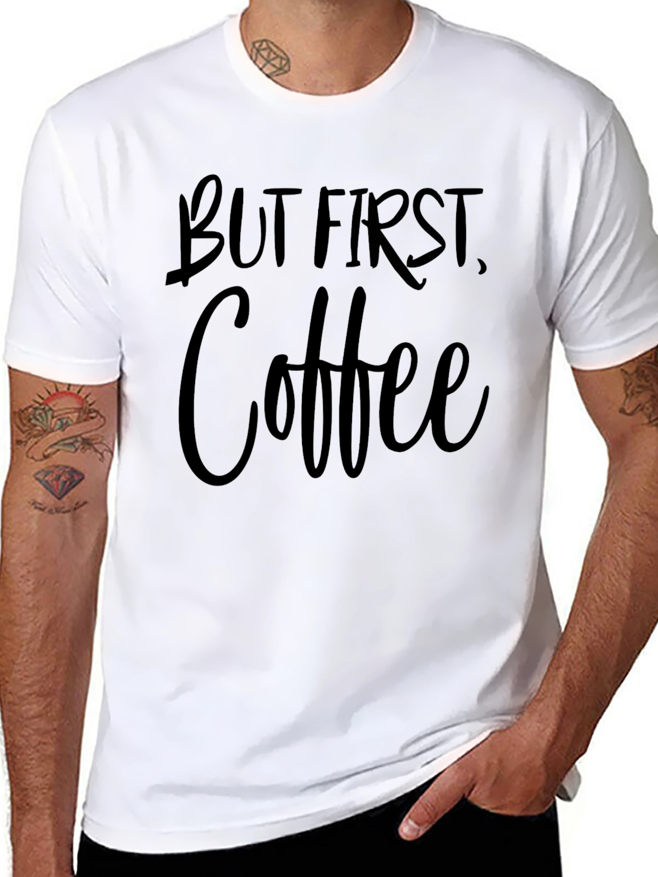 But First Coffee Graphic T-Shirt