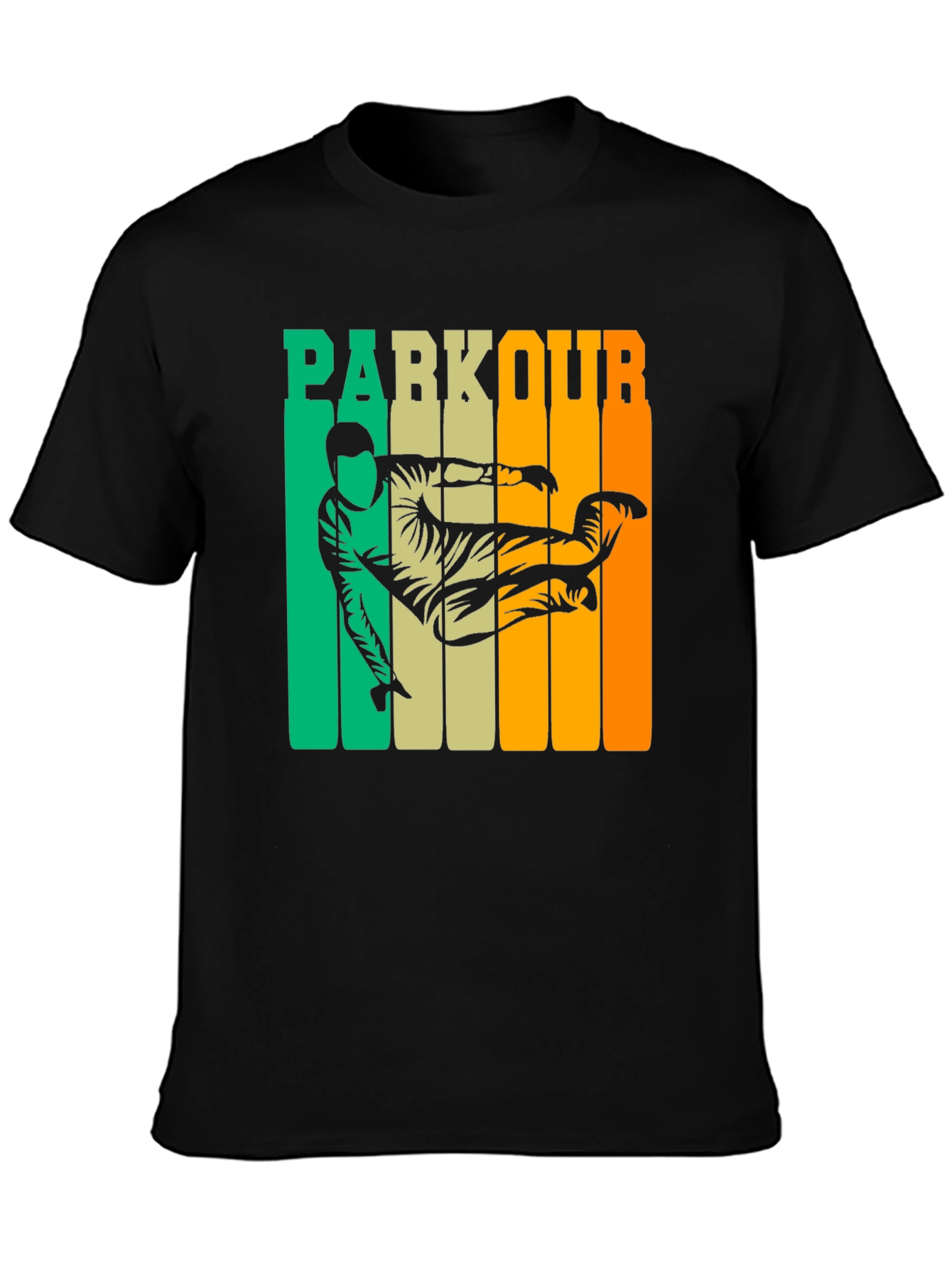Parkour Retro Graphic T-Shirt - Urban Activewear