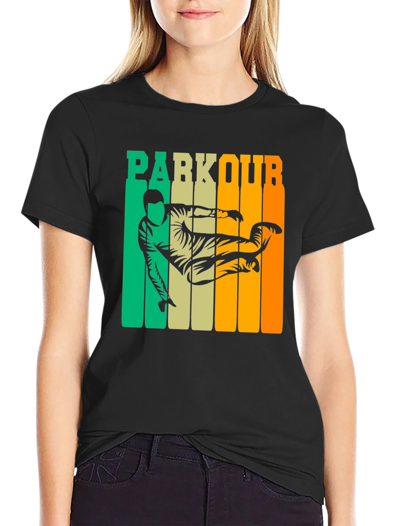 Parkour Retro Graphic T-Shirt - Urban Activewear