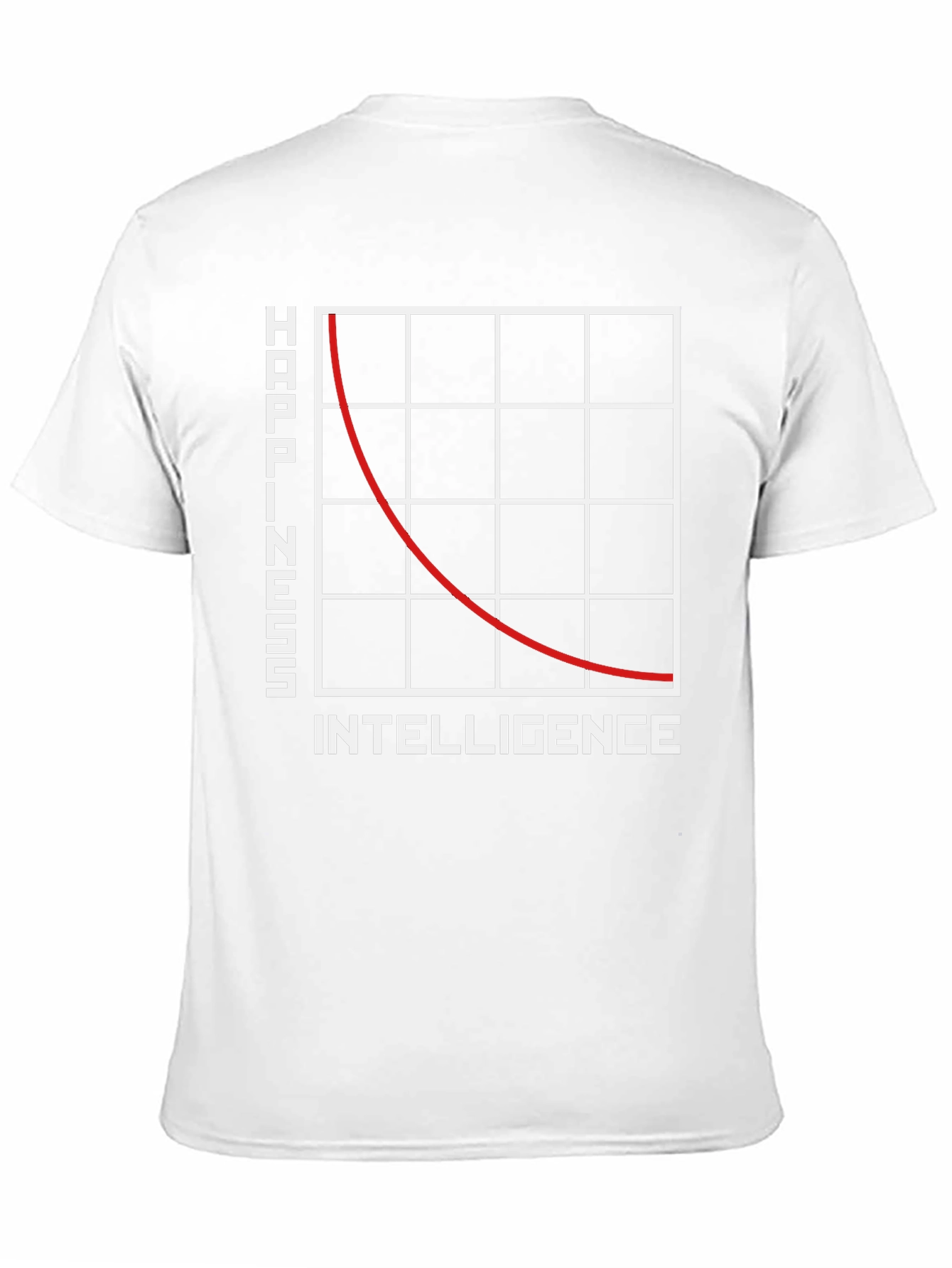 Happiness vs. Intelligence Graphic T-Shirt