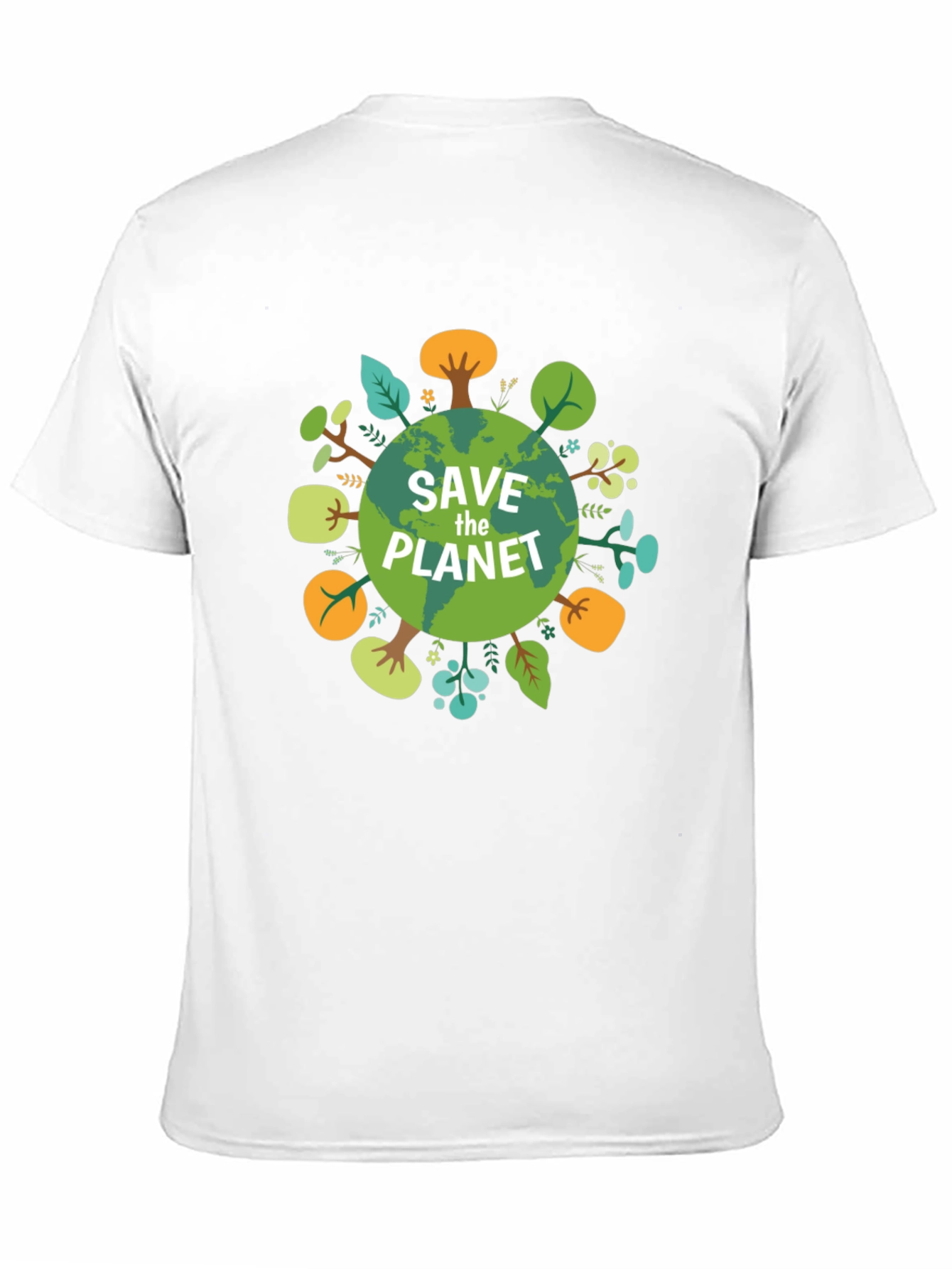 Eco-Friendly Save the Planet Graphic Tee
