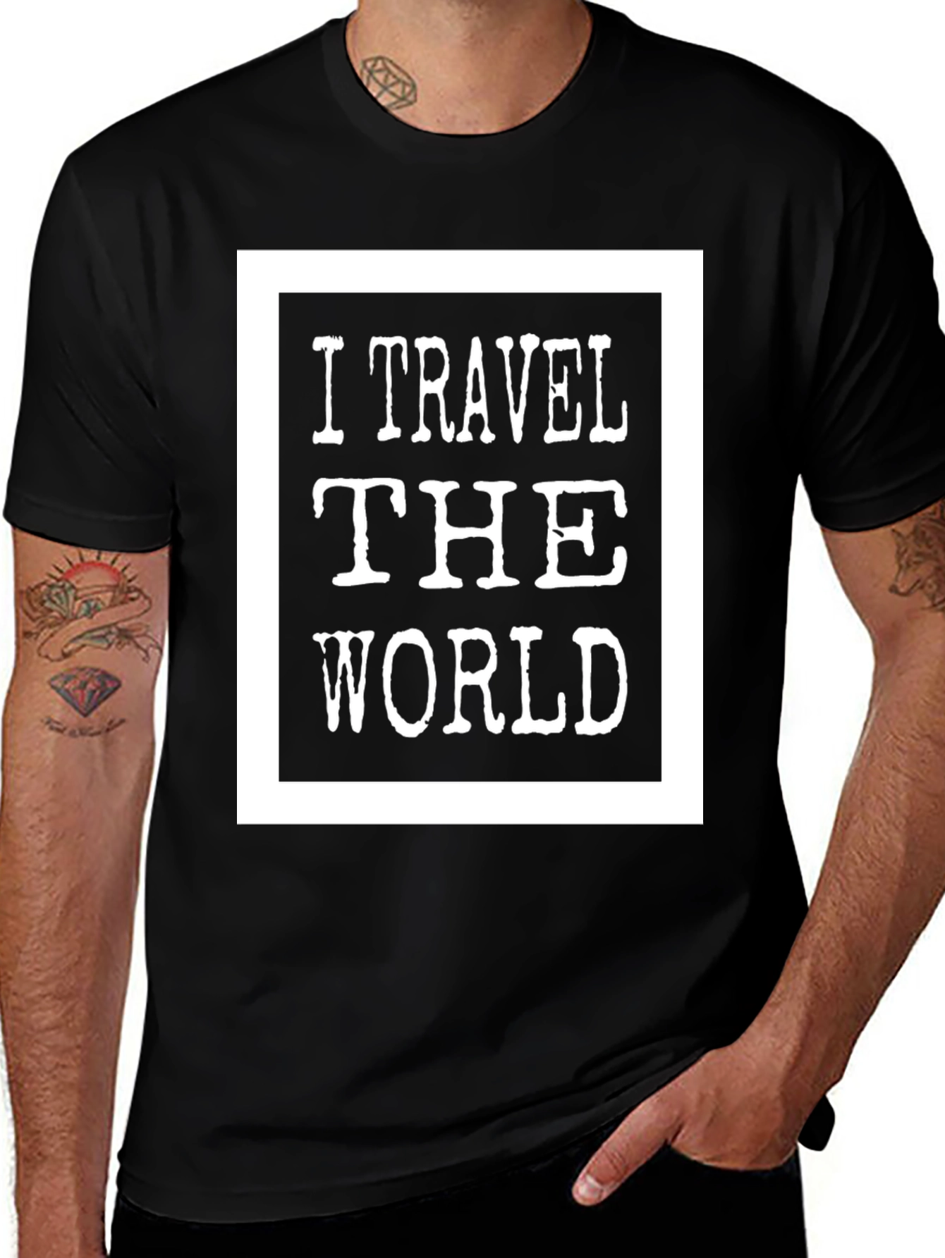 I Travel The World Graphic T-Shirt
