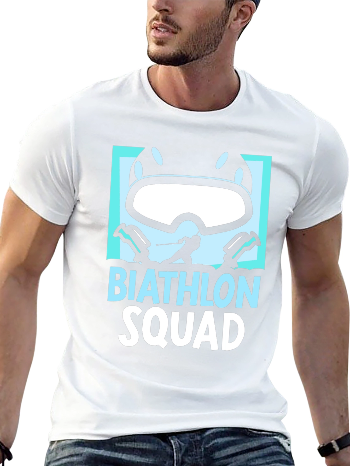 Biathlon Squad Tee - Skiing and Shooting T-Shirt