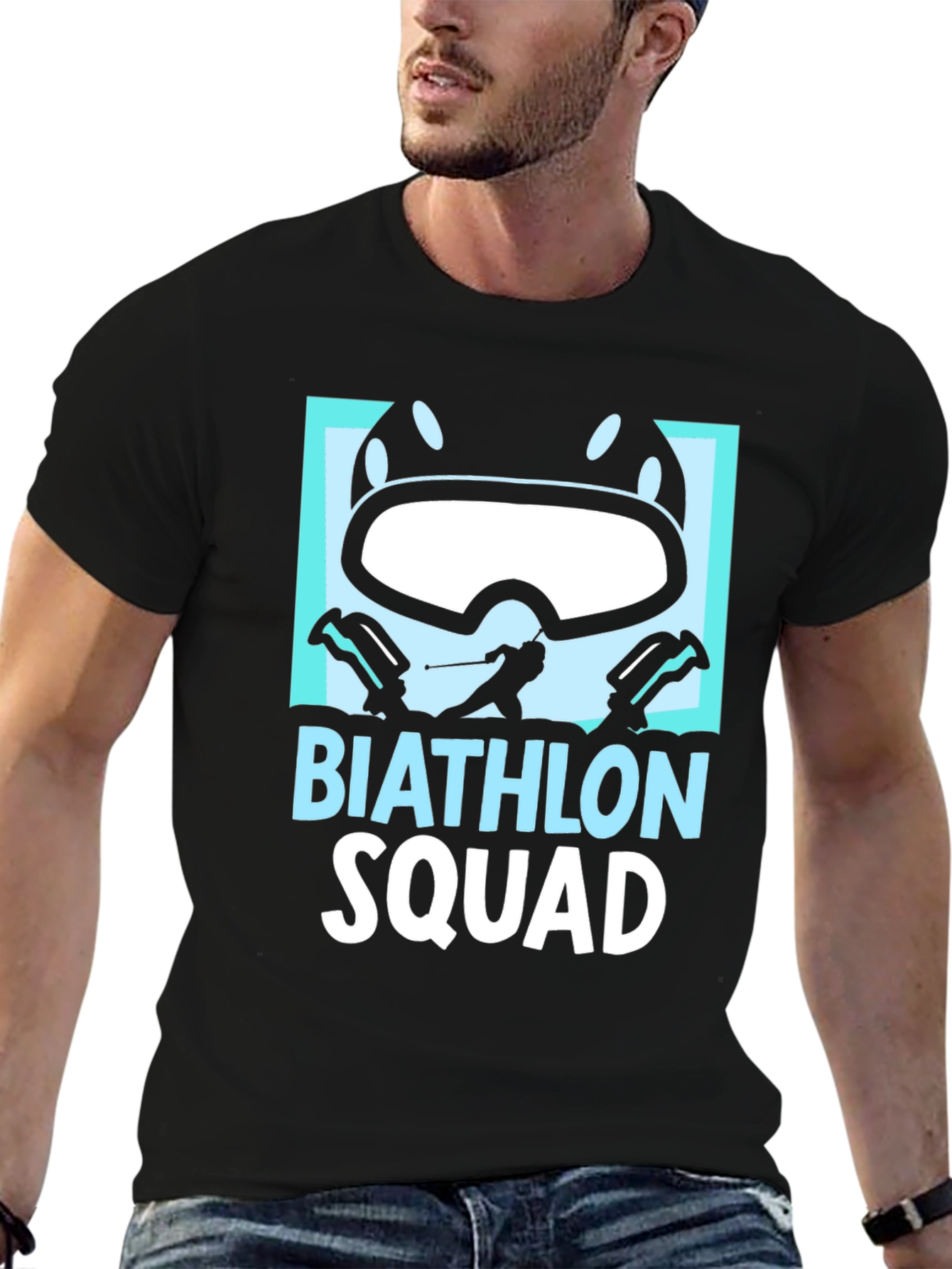 Biathlon Squad Tee - Skiing and Shooting T-Shirt