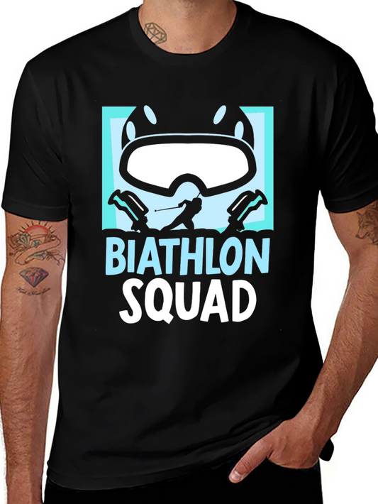 Biathlon Squad Tee - Skiing and Shooting T-Shirt
