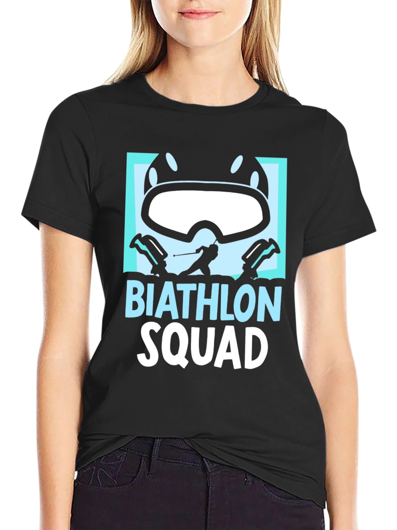 Biathlon Squad Tee - Skiing and Shooting T-Shirt
