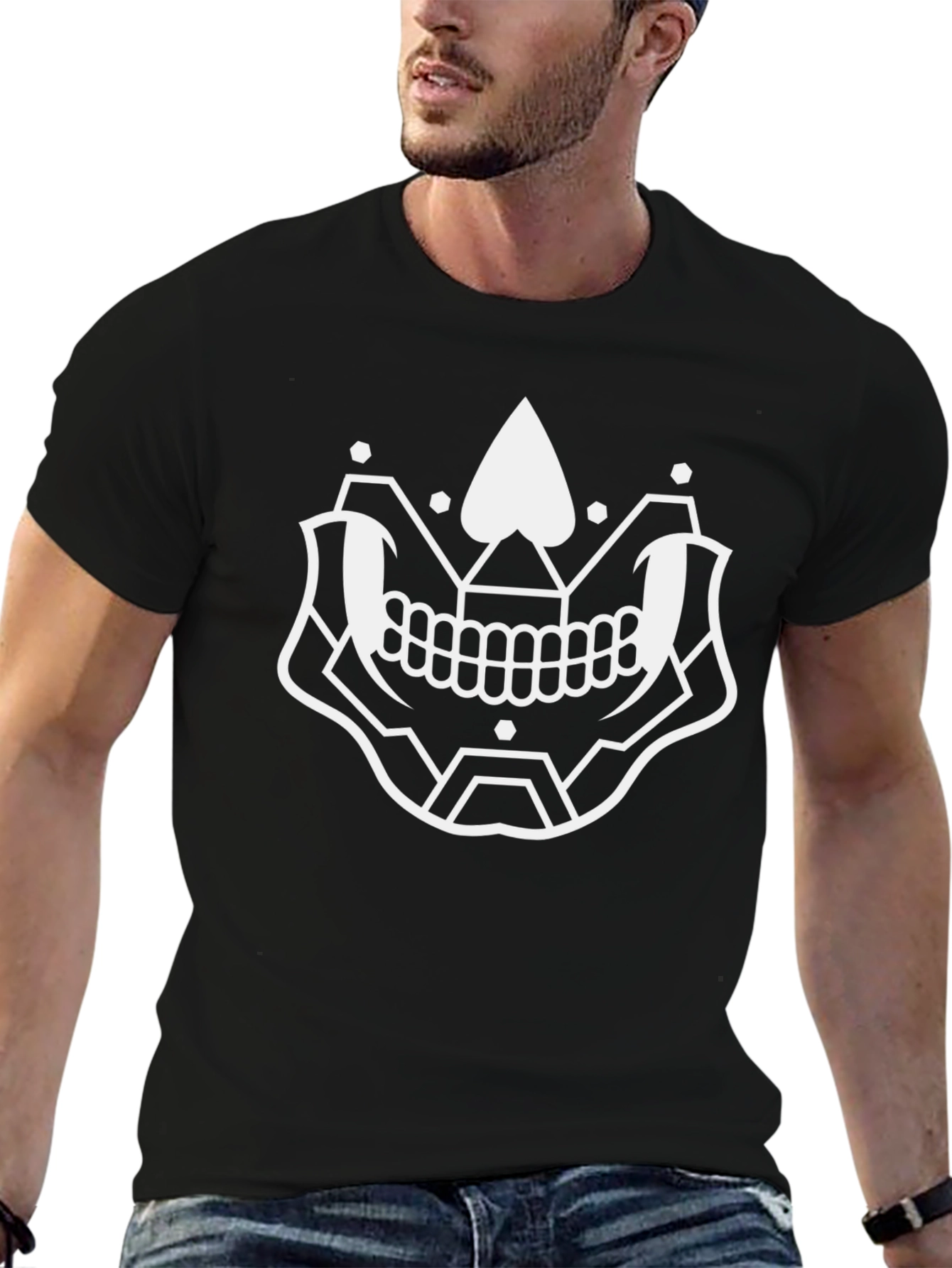 Ace of Spades Skull Graphic T-Shirt