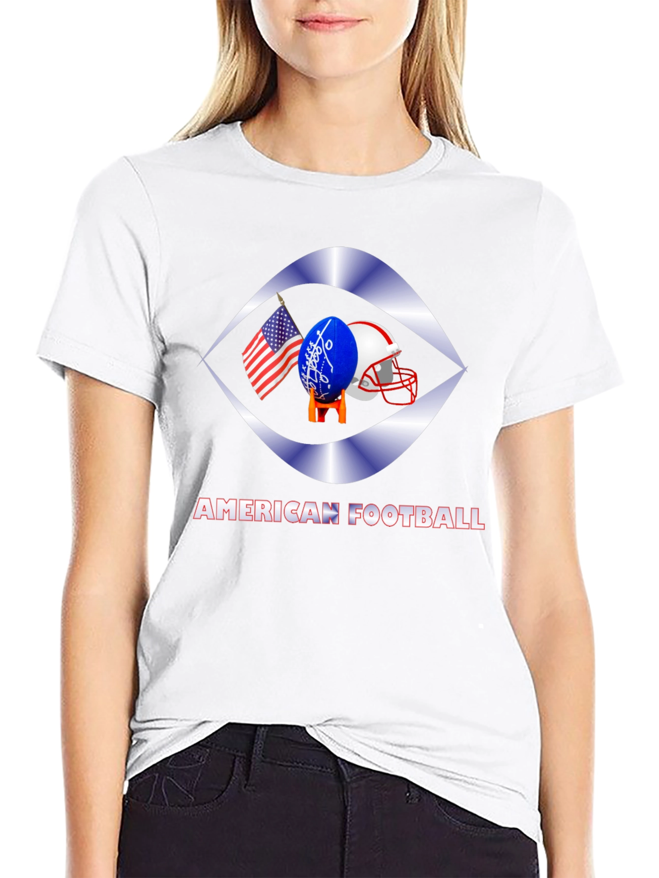 American Football Graphic T-Shirt