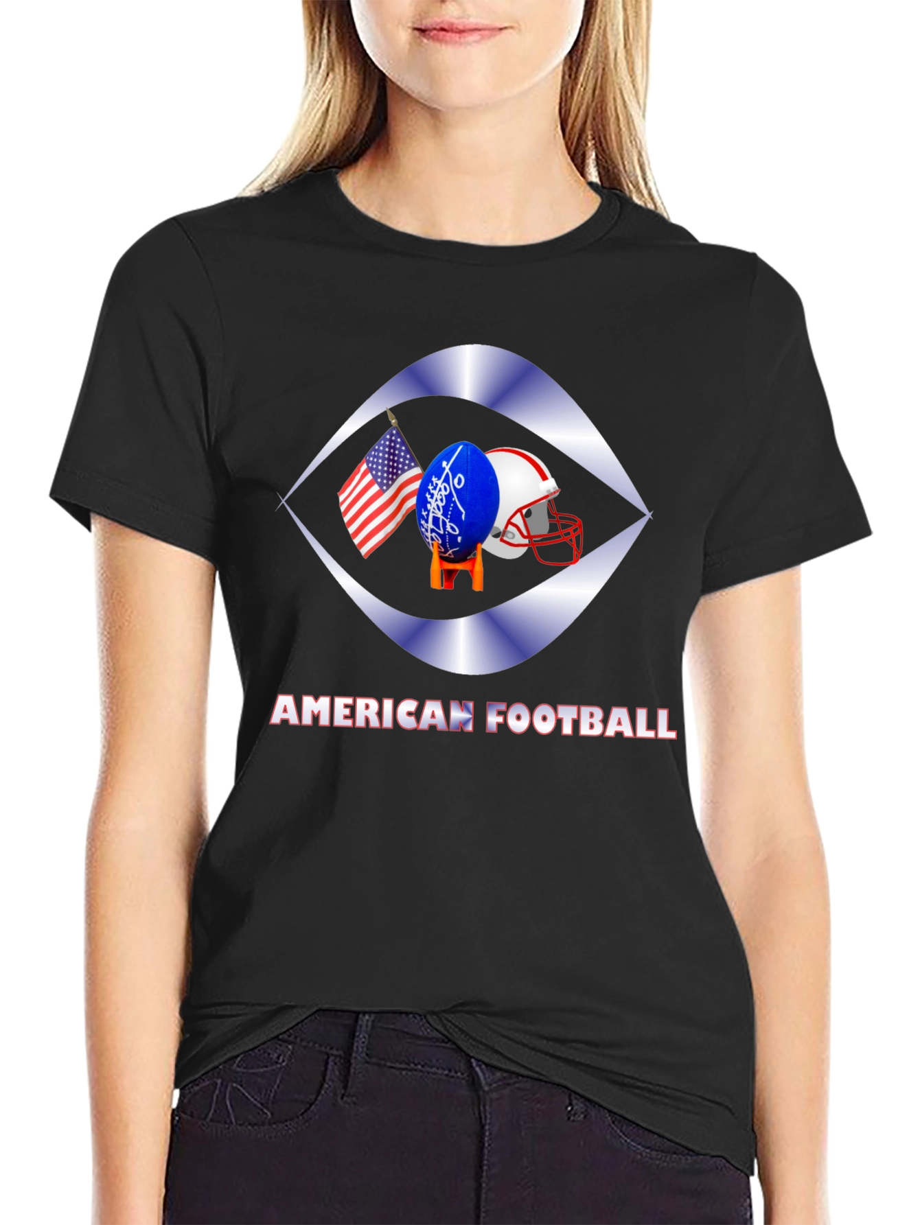 American Football Graphic T-Shirt
