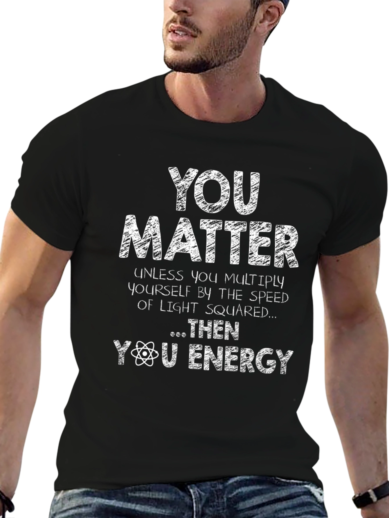 You Matter Then You Energy Black T-Shirt