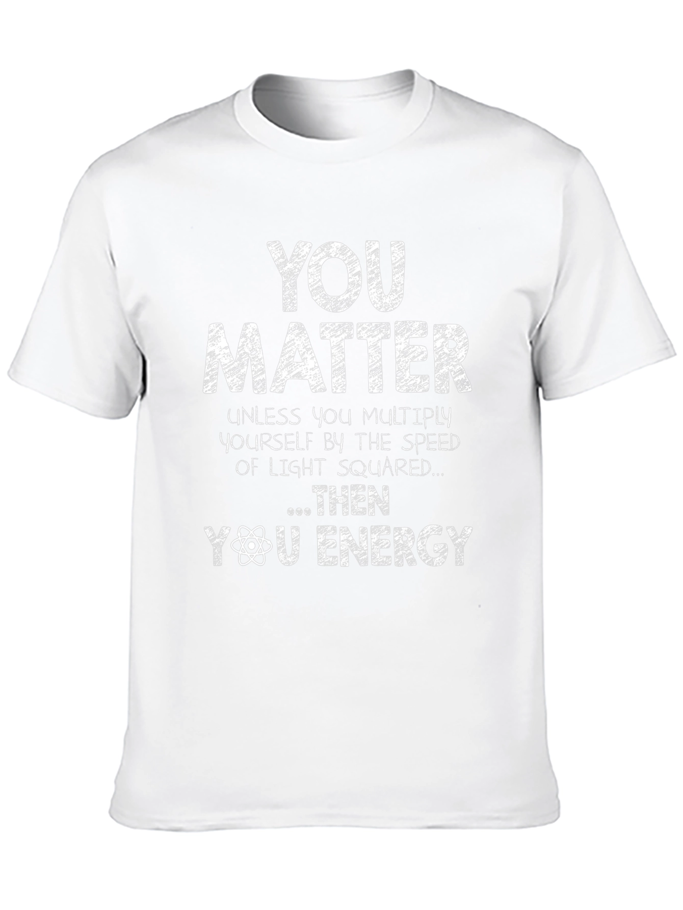 You Matter Then You Energy Black T-Shirt