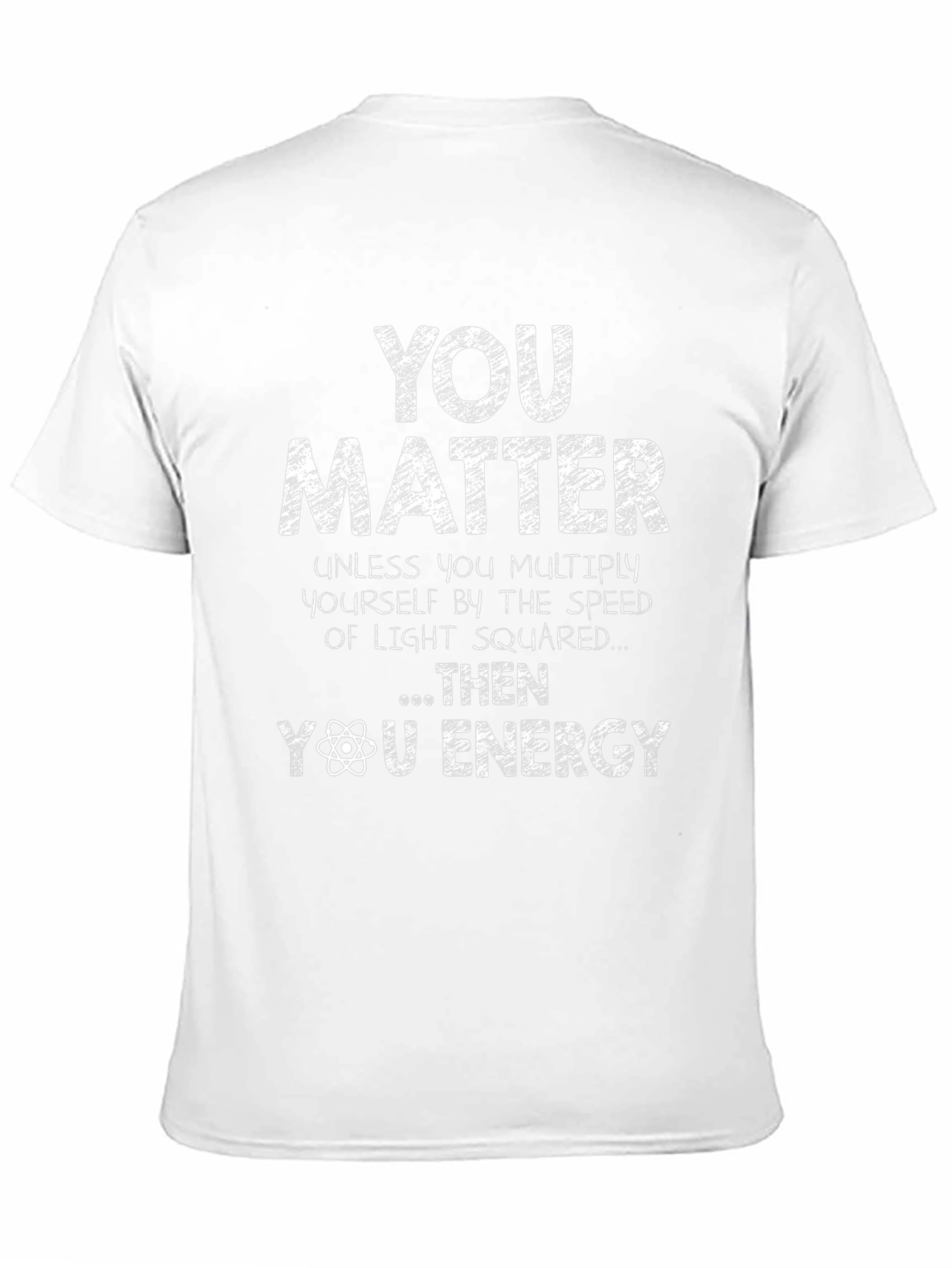 You Matter Then You Energy Black T-Shirt