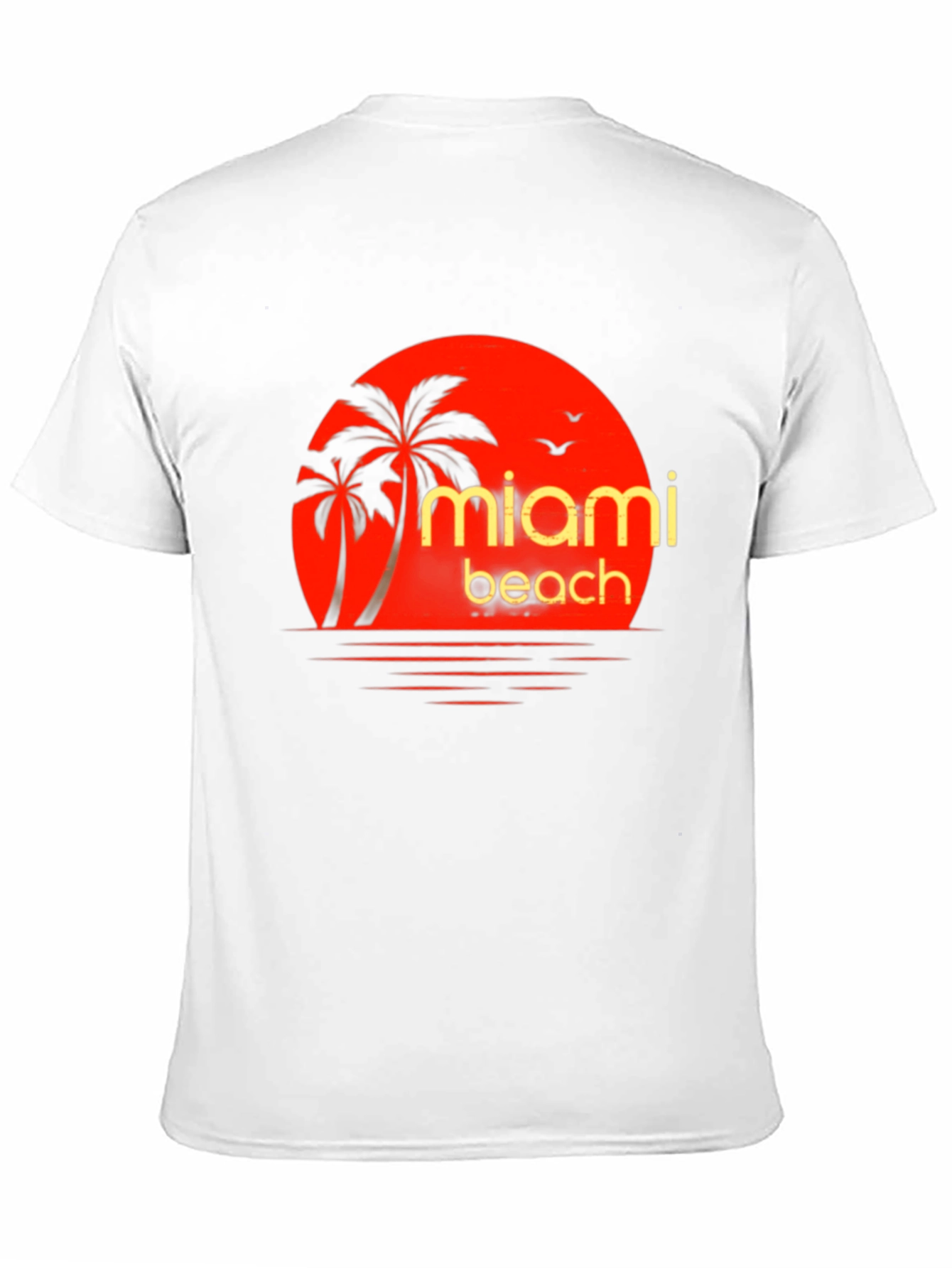 Miami Beach Palm Tree Graphic Tee
