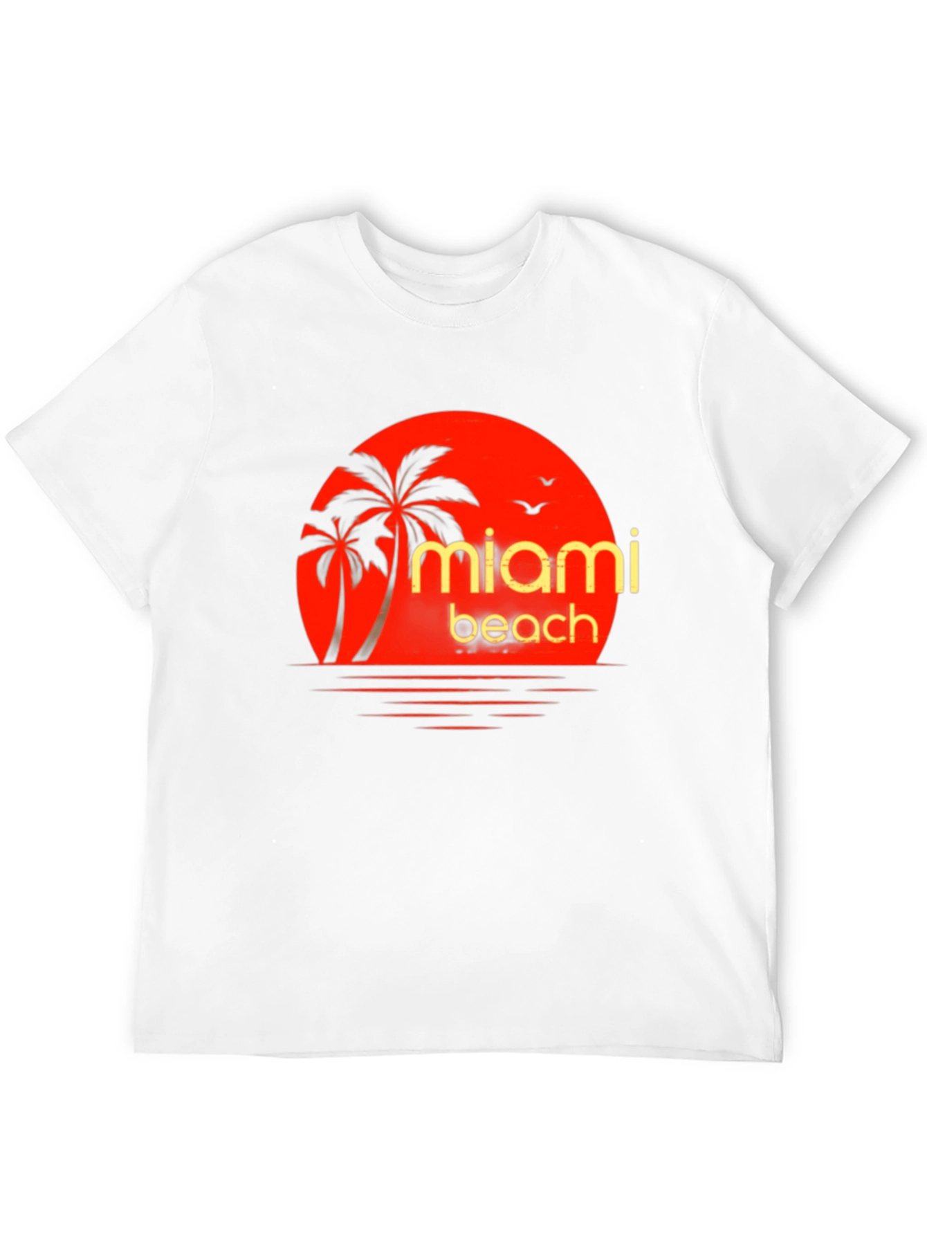 Miami Beach Palm Tree Graphic Tee